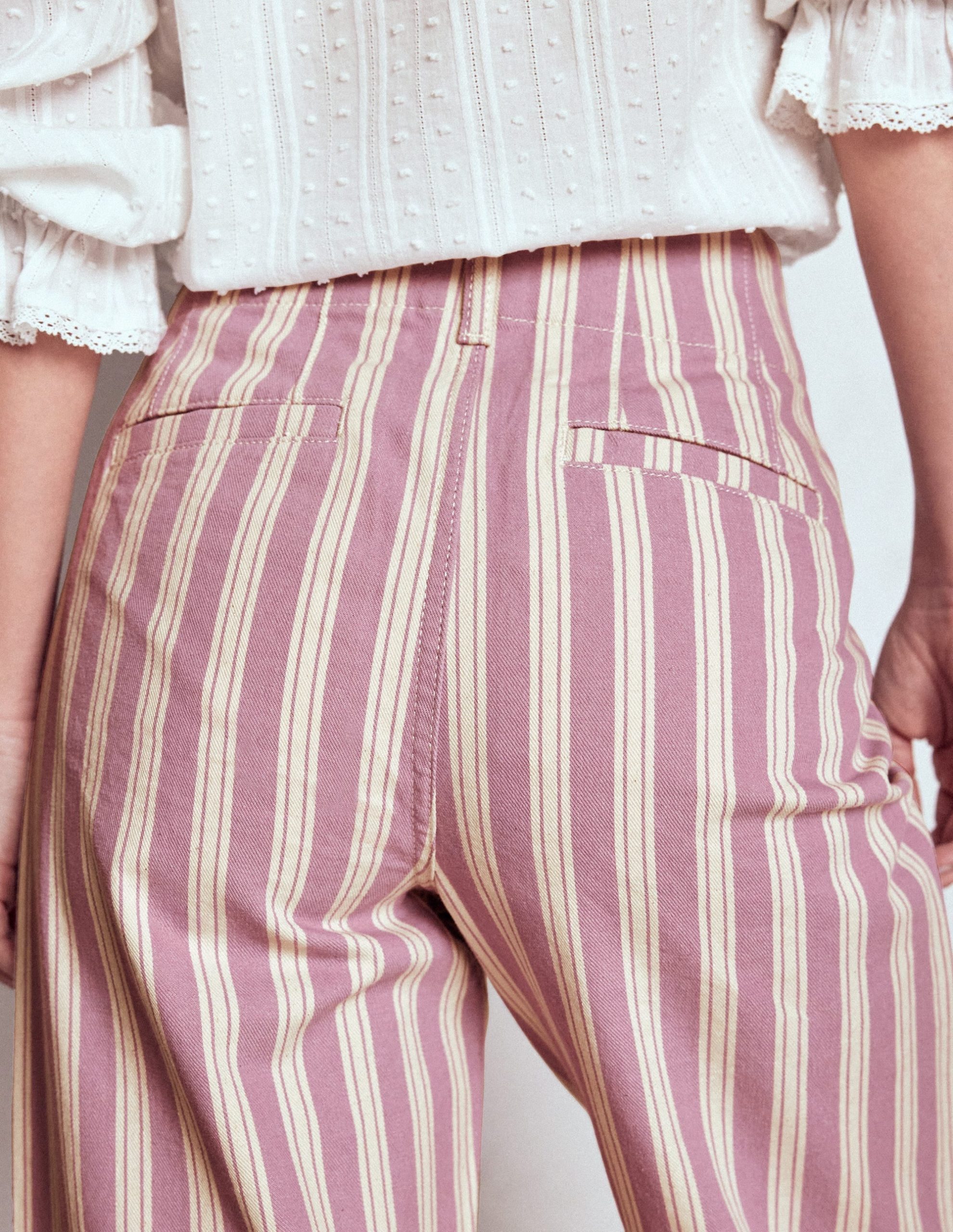 Primrose Patch Pocket Pants-Lilac Tram Stripe - Image 3