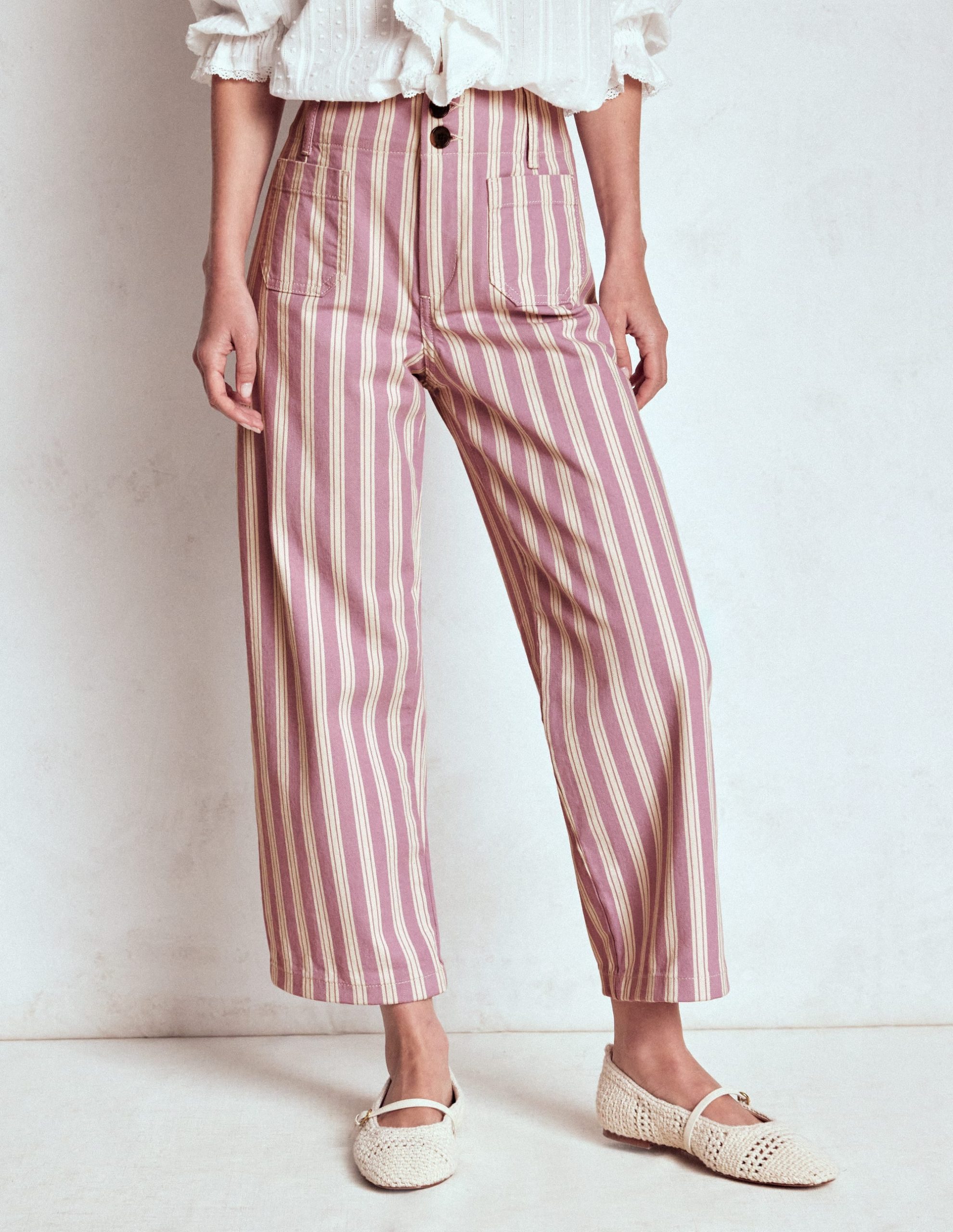 Primrose Patch Pocket Pants-Lilac Tram Stripe - Image 5