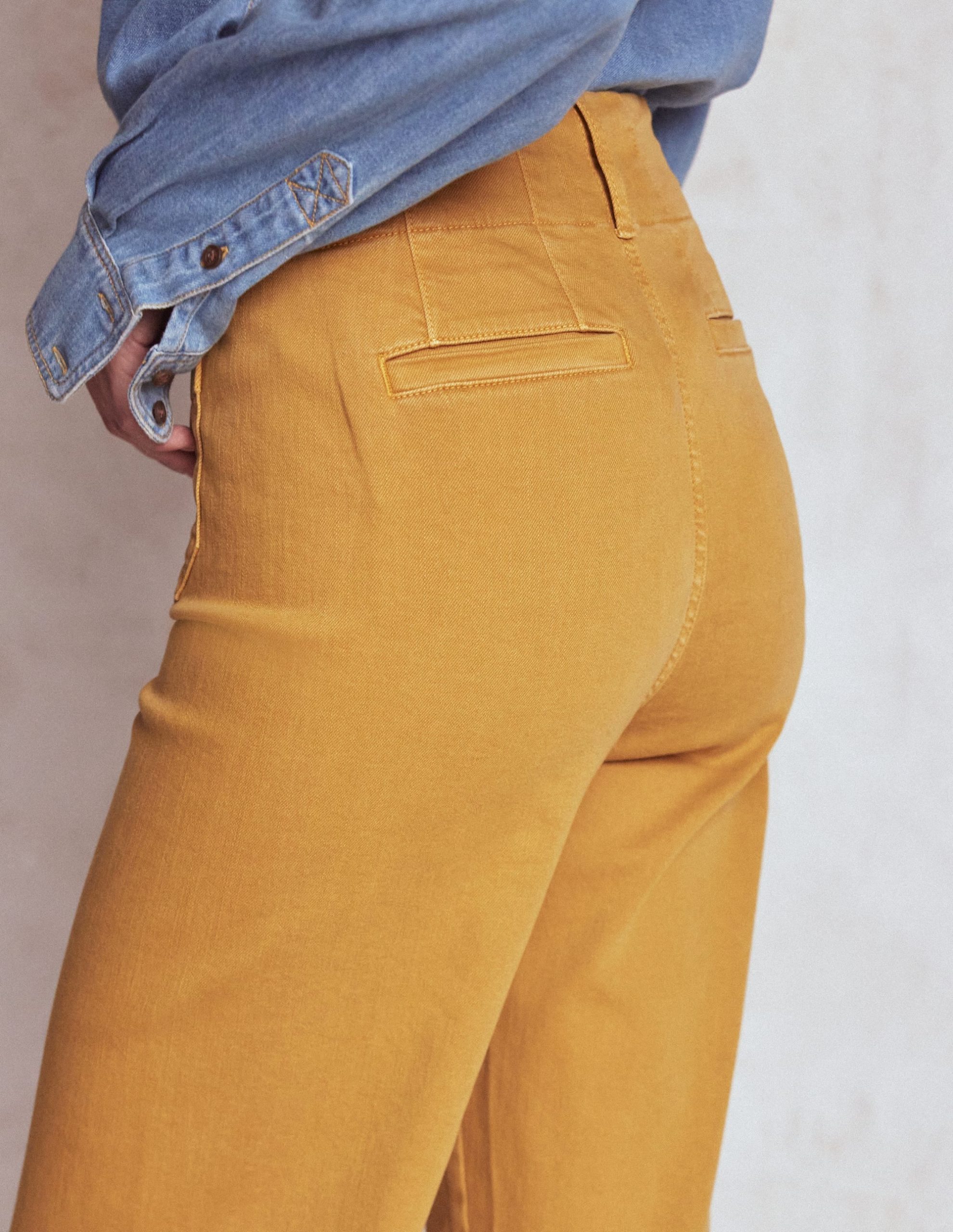 Primrose Patch Pocket Pants-Golden Rye - Image 2