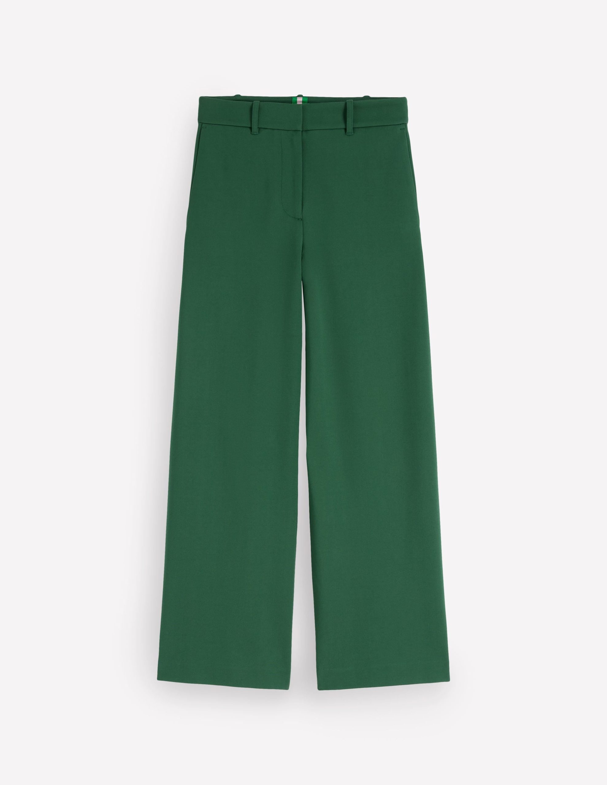 Belgravia Ponte Crop Pants-Hunter Green - Image 5