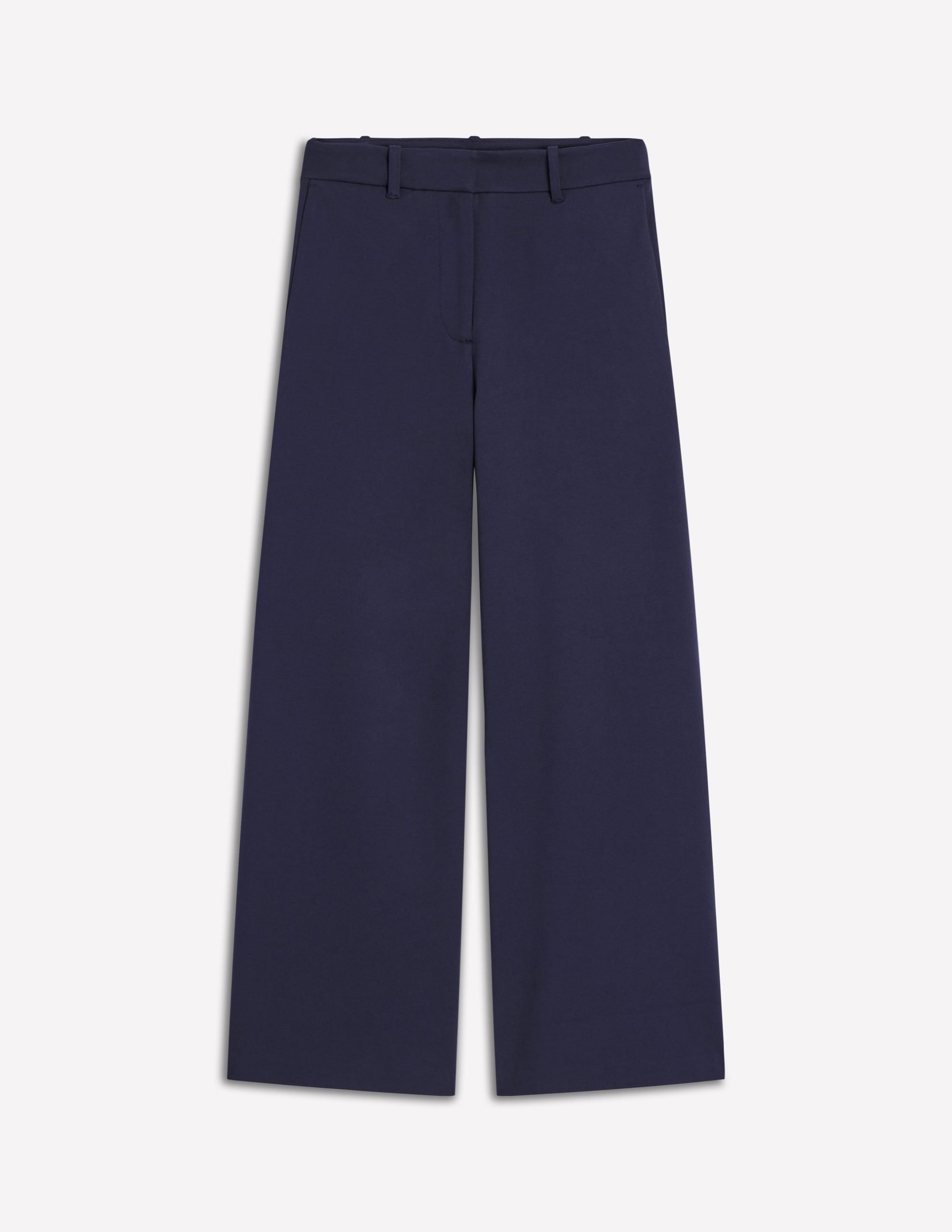 Belgravia Ponte Crop Pants-Navy - Image 5