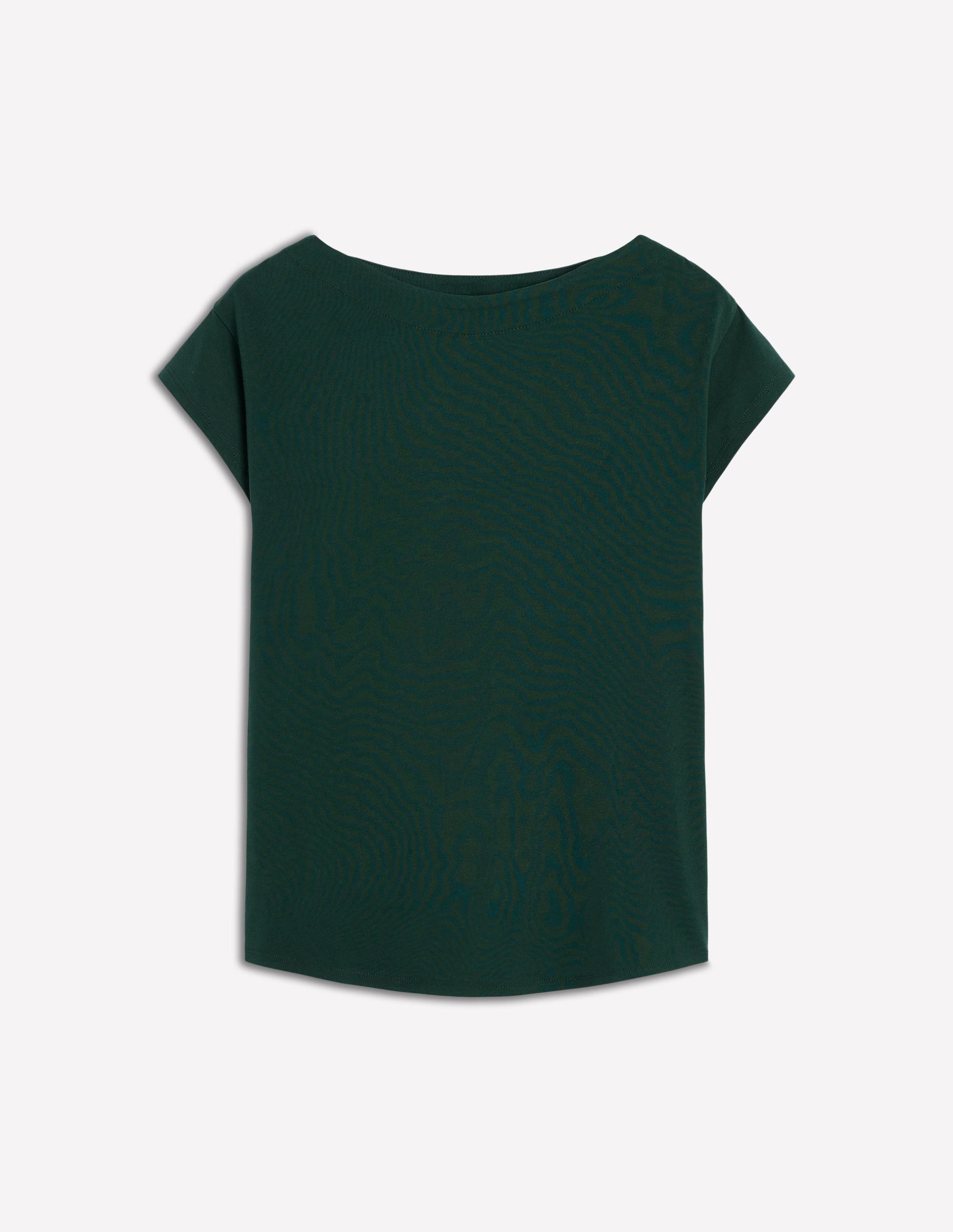 Supersoft Boat Neck T-Shirt-Green Pine - Image 5
