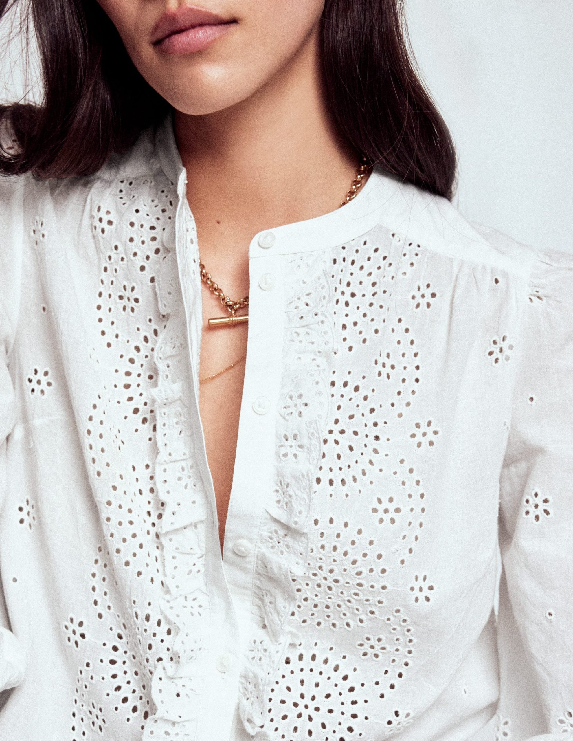 Alice Broderie Top-White - Image 2