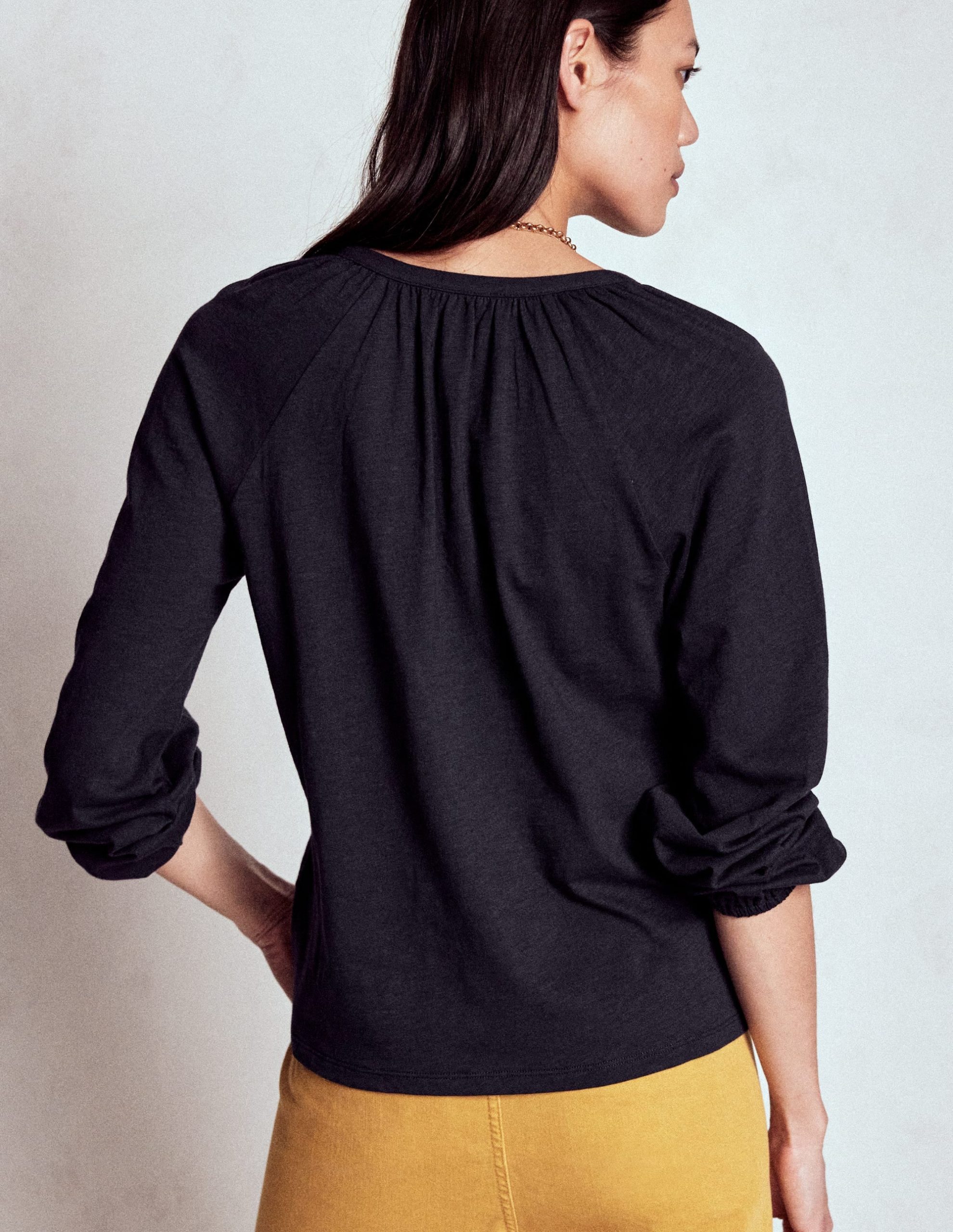 Alma Embroidered Shirt-Navy - Image 4