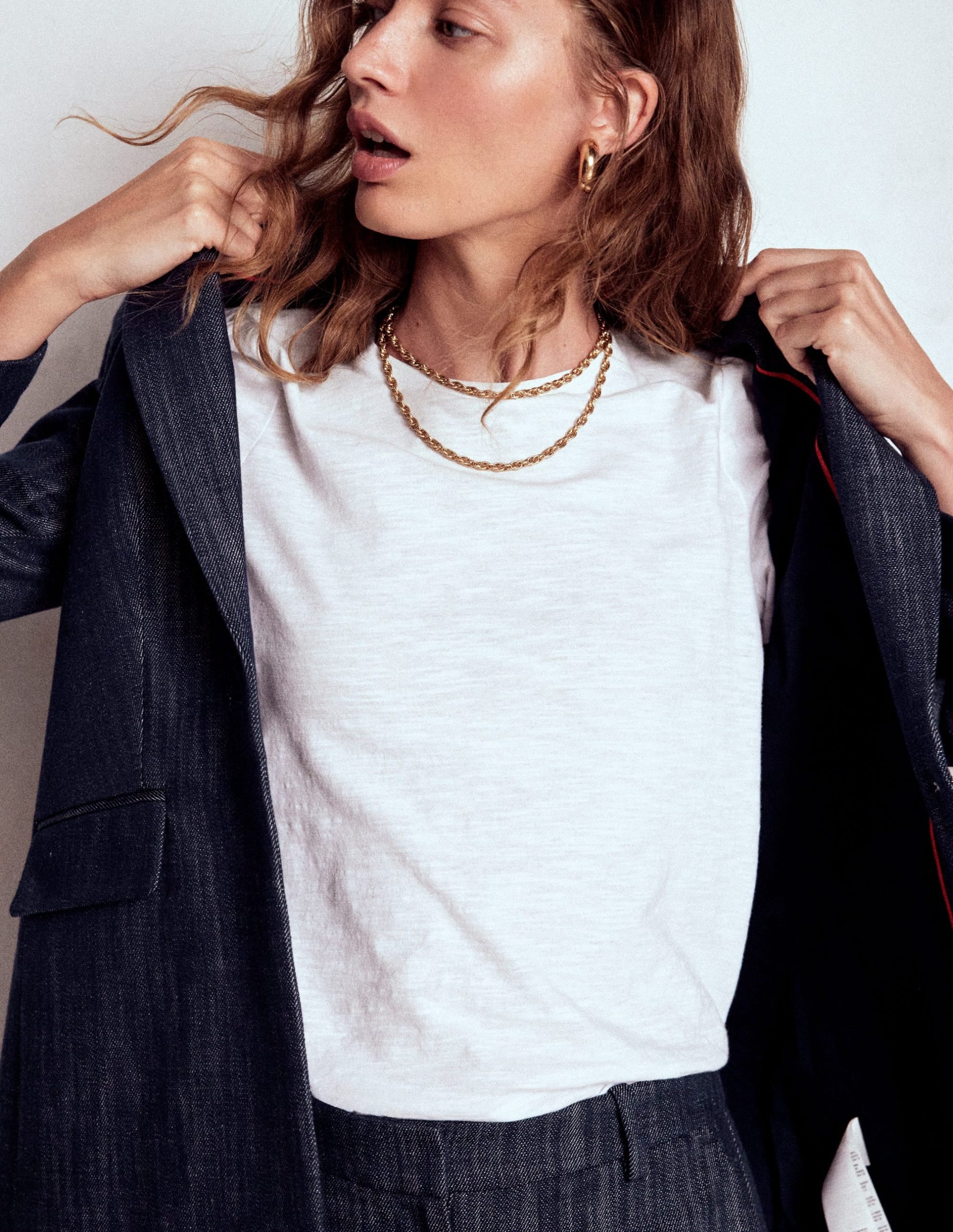 Woodbridge Twill Blazer-Navy. Indigo - Image 6