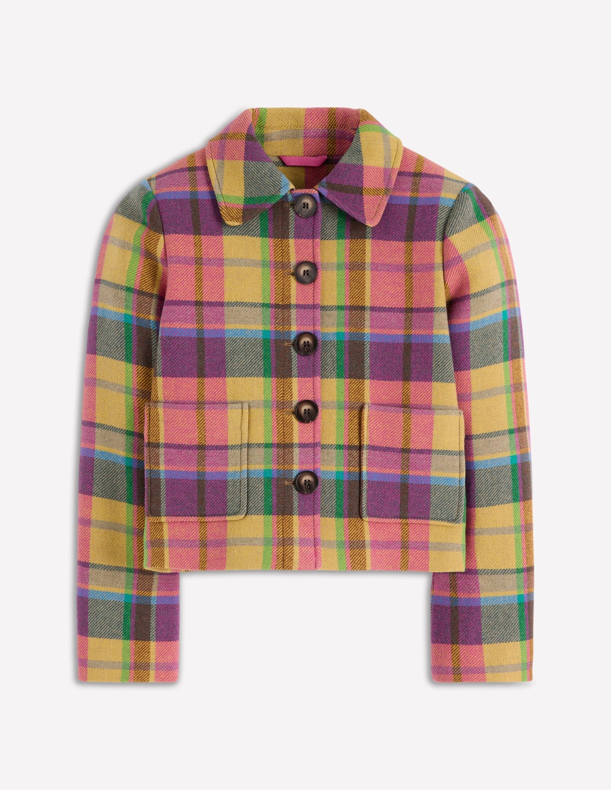 Knightsbridge Wool Jacket-Multi Check - Image 6