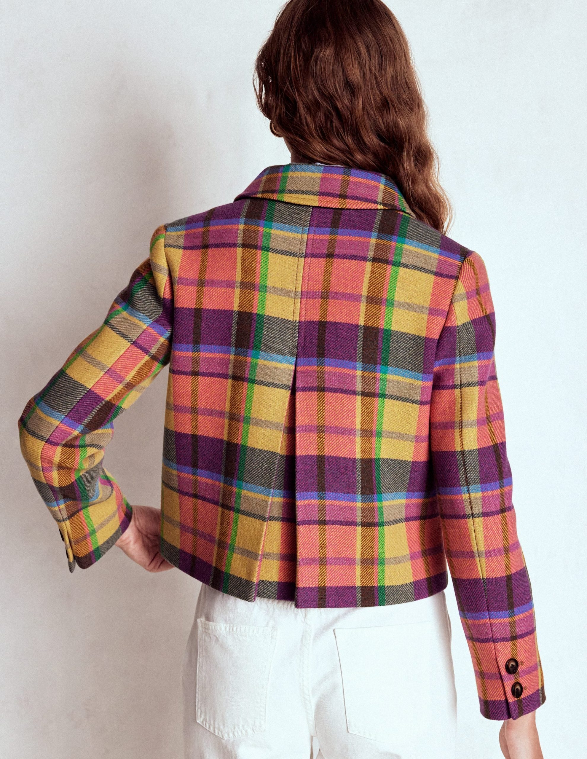 Knightsbridge Wool Jacket-Multi Check - Image 3