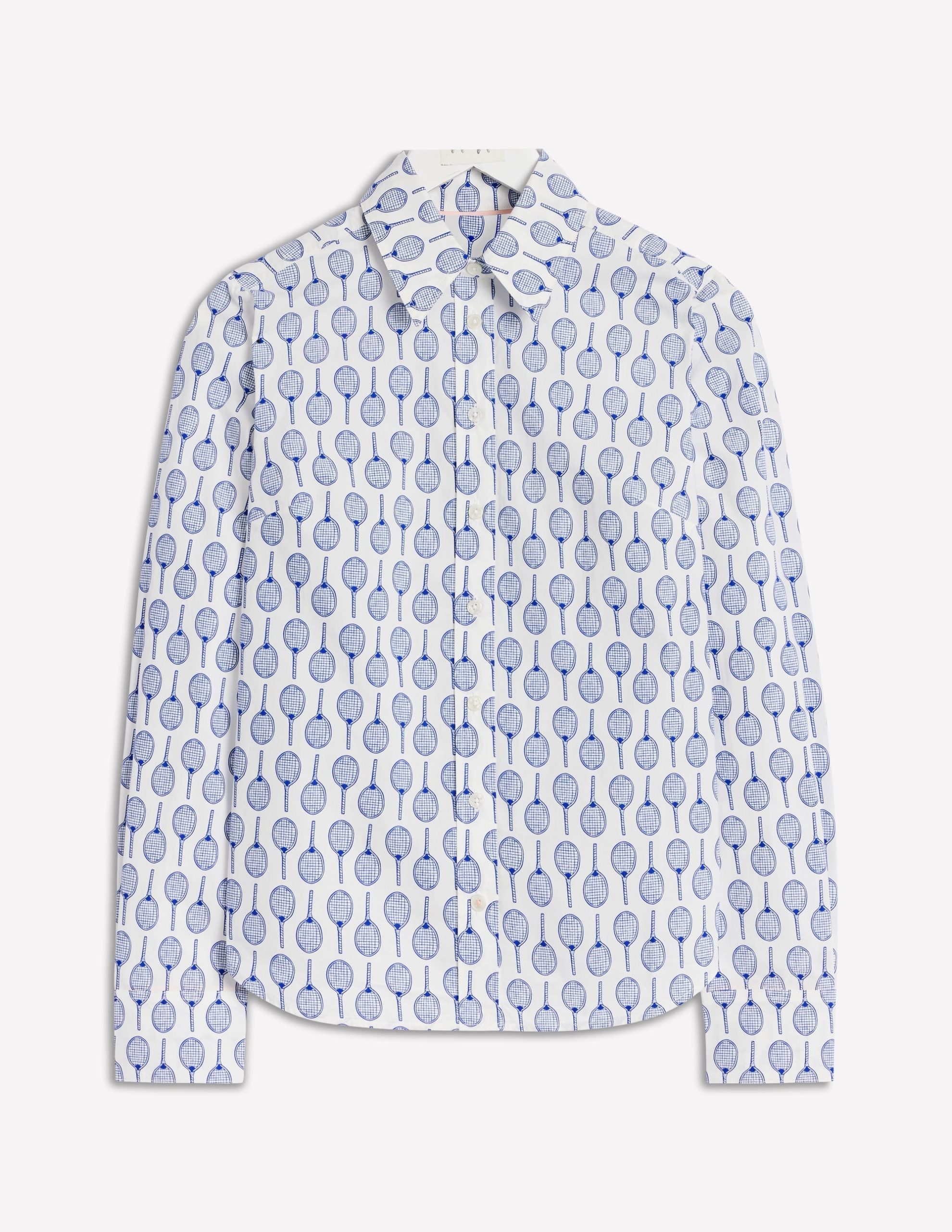 Sienna Cotton Shirt-Ivory. Tennis - Image 6
