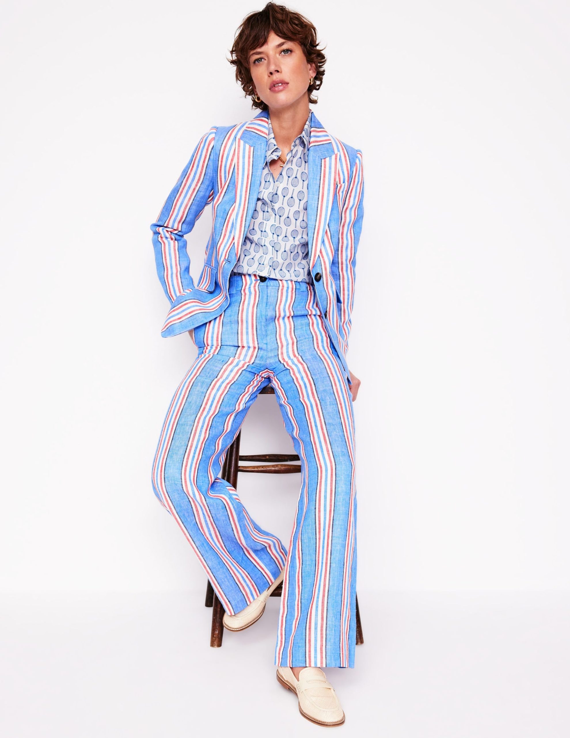 Sienna Cotton Shirt-Ivory. Tennis - Image 5