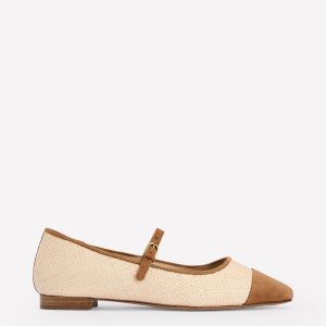Penelope Mary Jane Flat-Natural