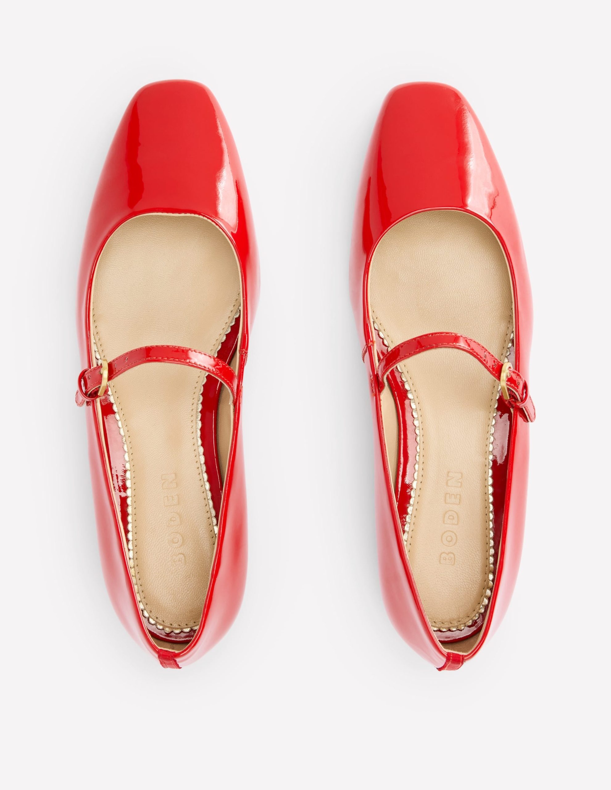 Penelope Mary Jane Flat-Post Box Red Patent - Image 5