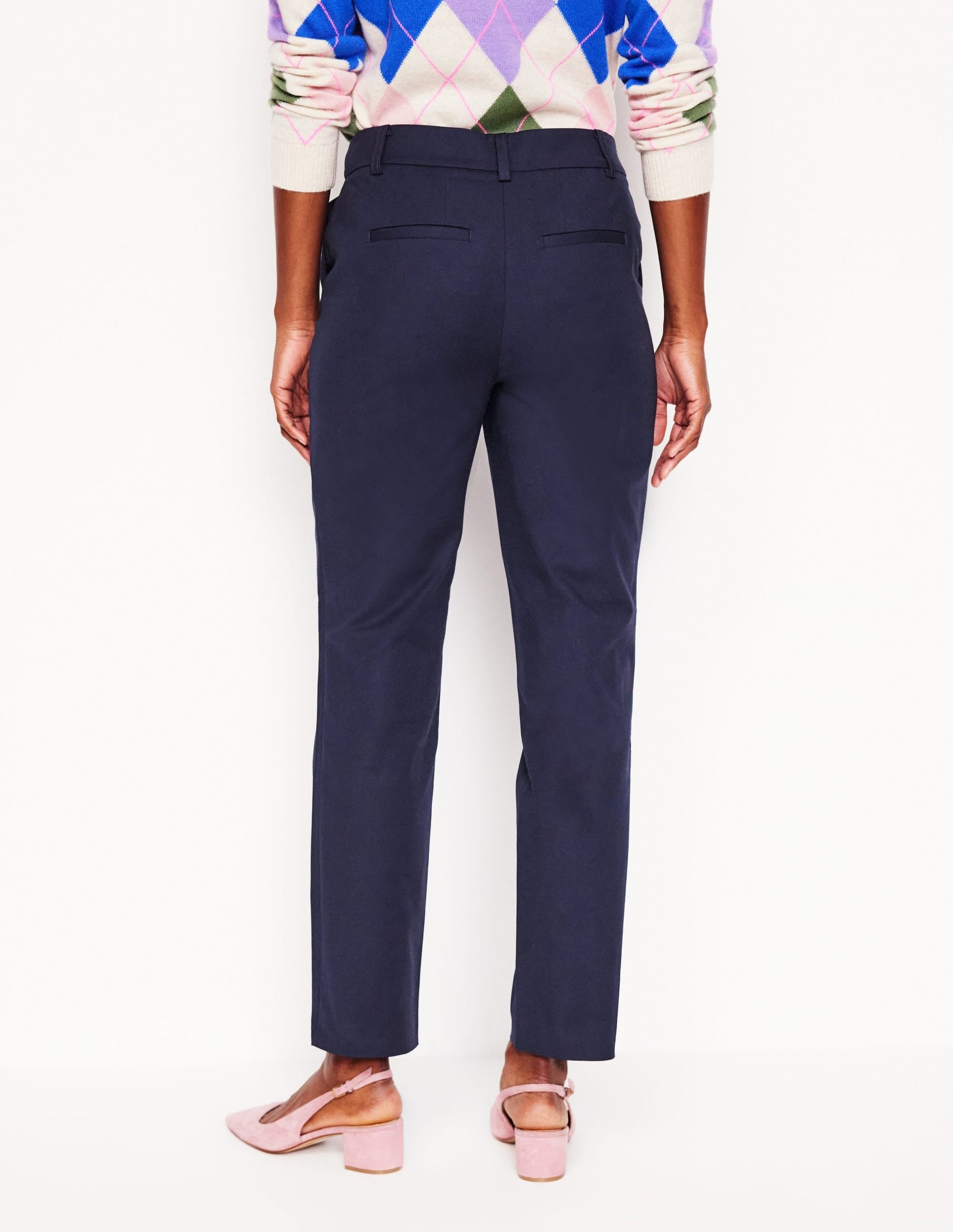 Richmond 7/8 Pants-Navy - Image 3