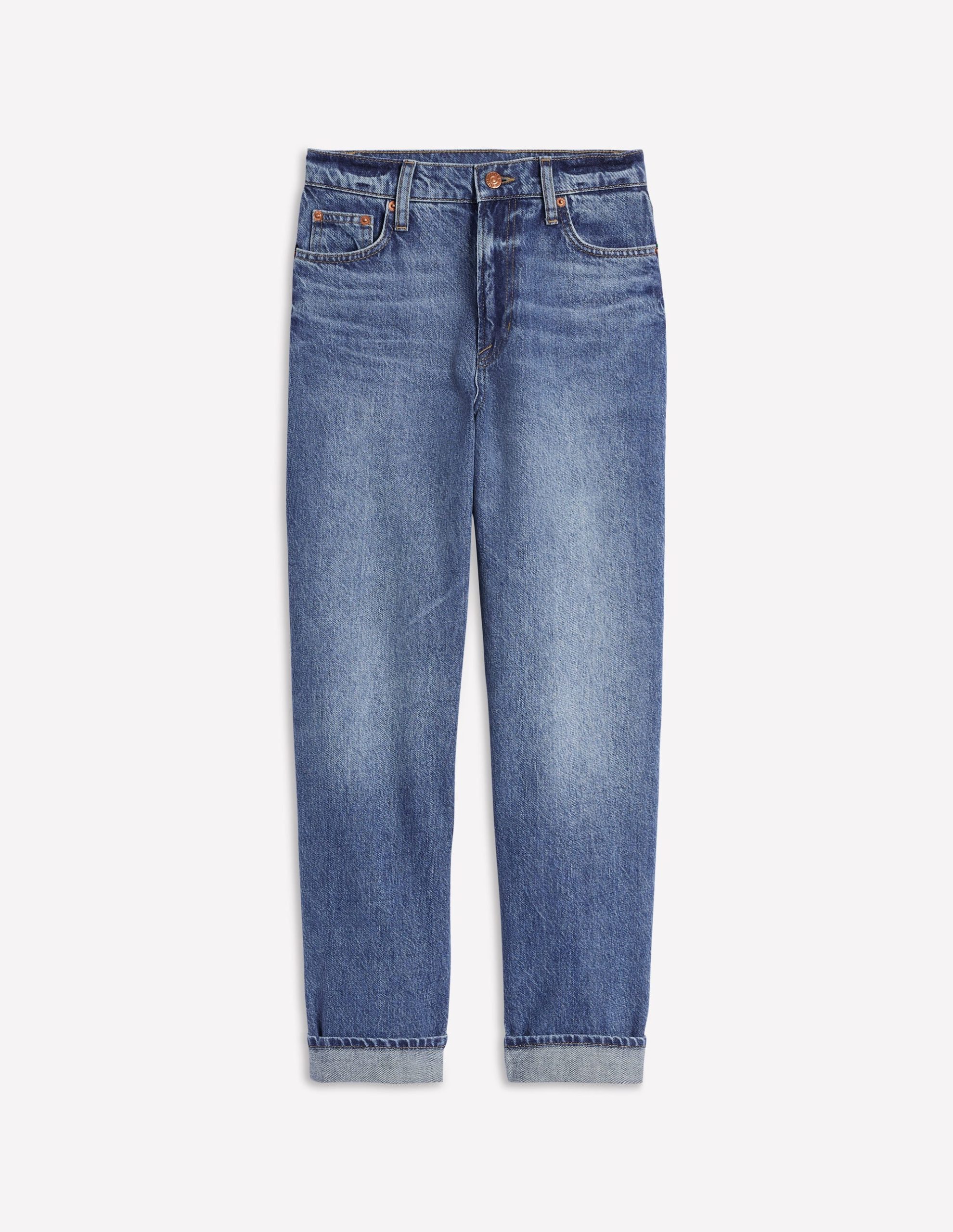 Mid Rise Straight Jeans-Mid Vintage - Image 15