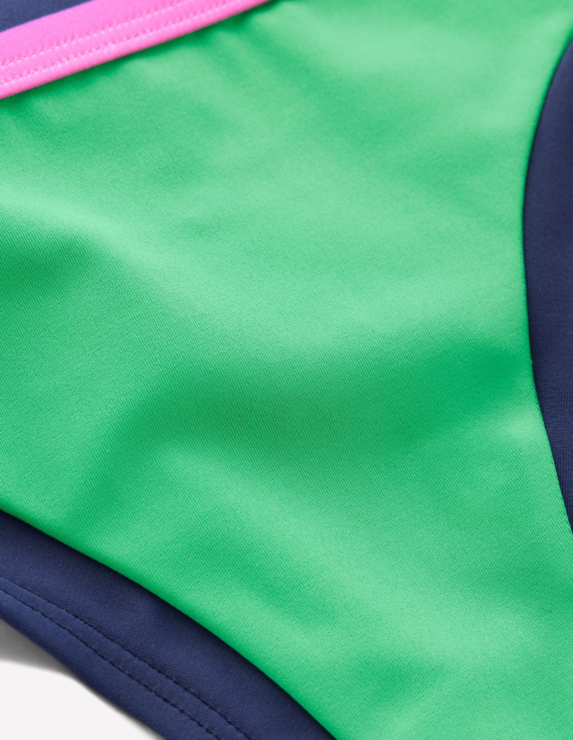 Santorini Bikini Bottoms-Green Colourblock - Image 6