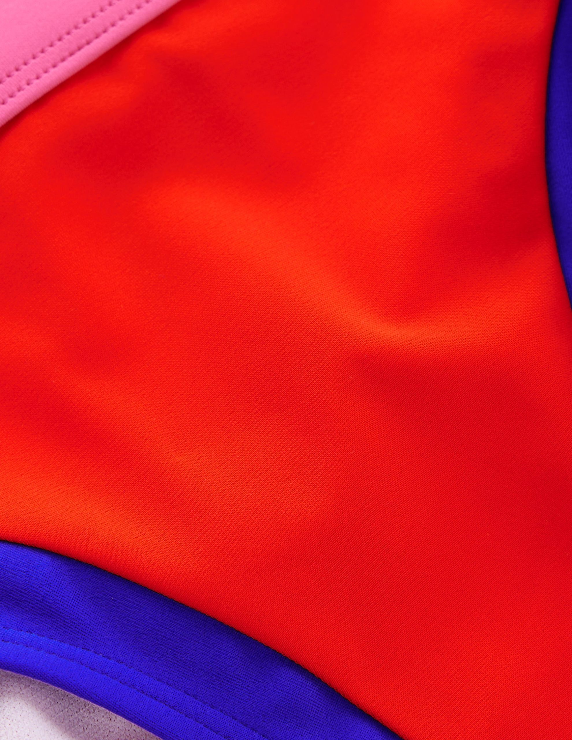 Santorini Bikini Bottoms-Fire colourblock - Image 6