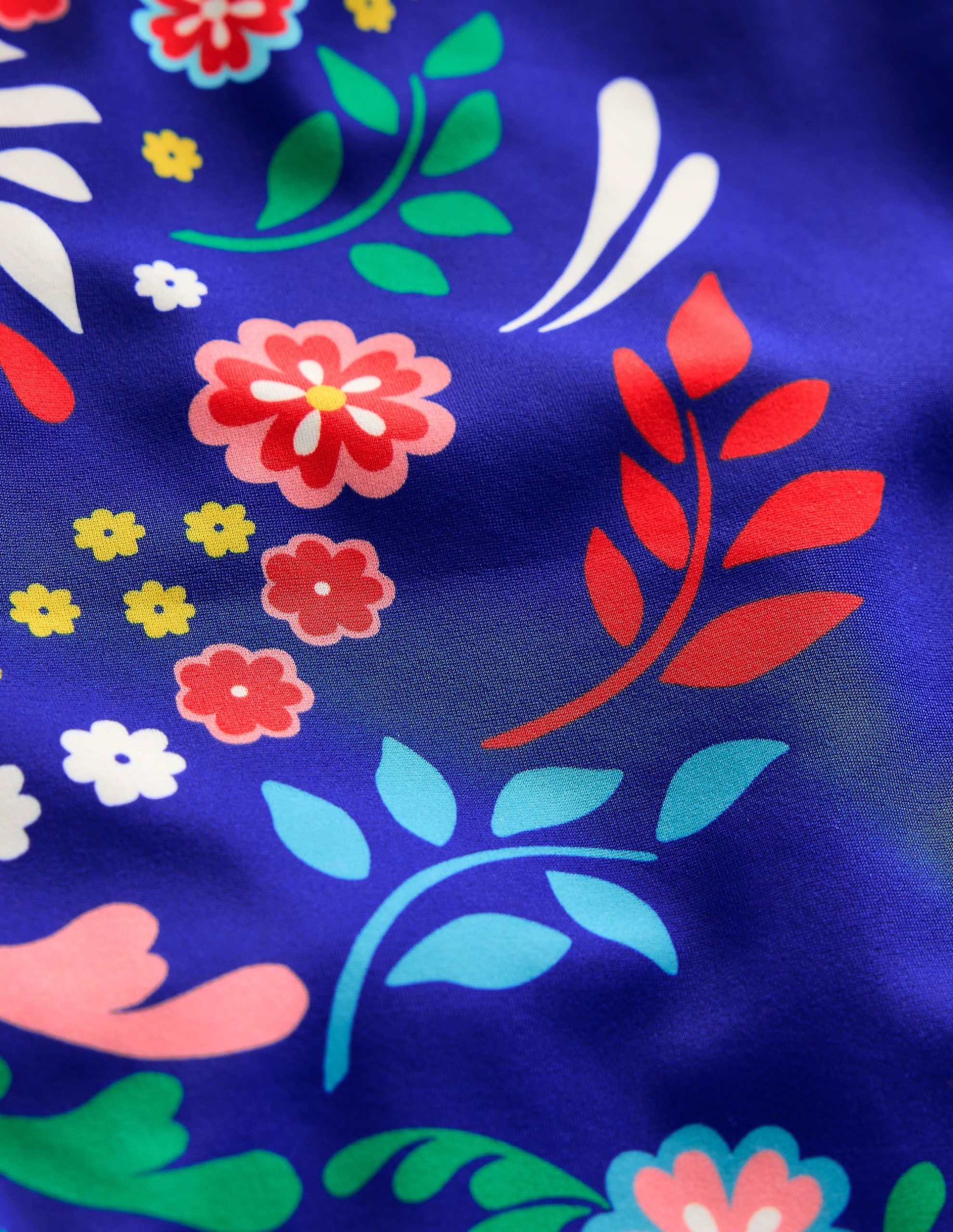 Paros Bandeau Swimsuit-Blue. Structured Meadow - Image 7