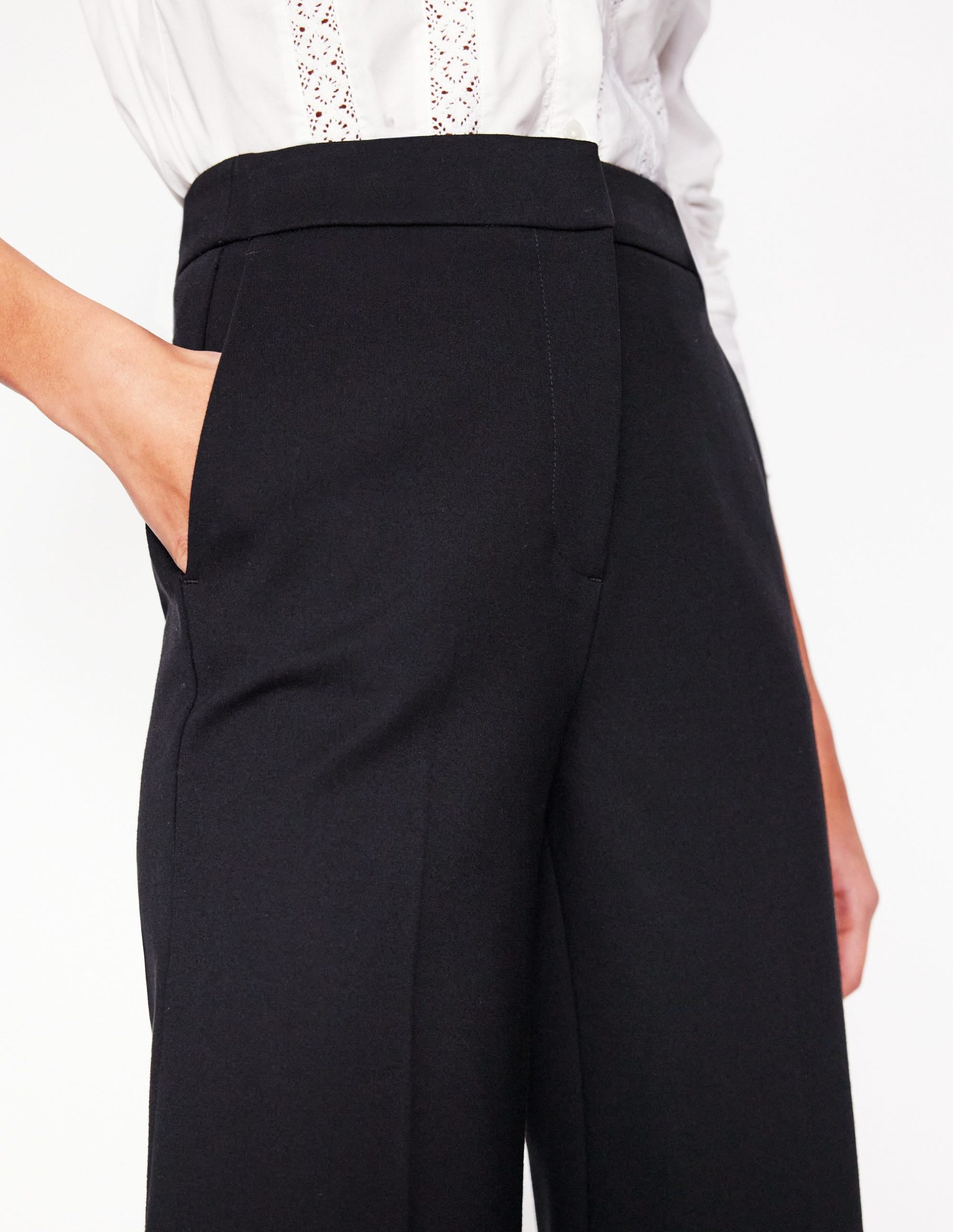 Westbourne Ponte Pants-Black - Image 4