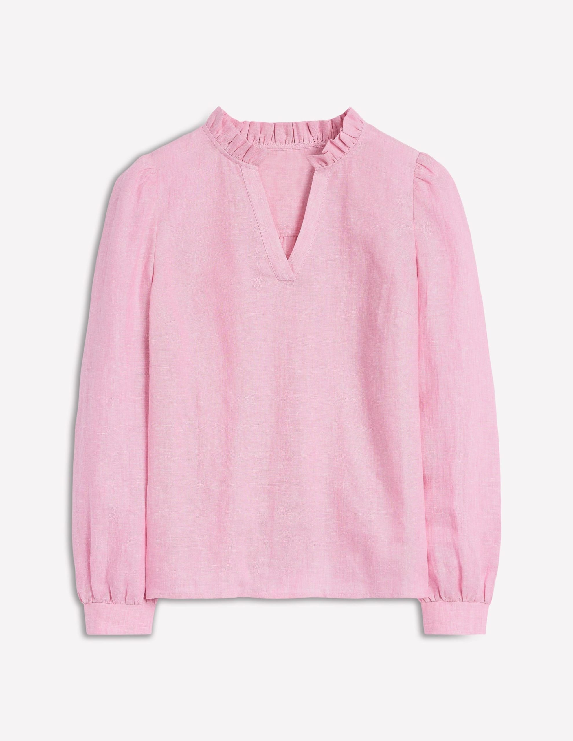 Grace Linen Top-Meadowsweet Pink Chambray - Image 5