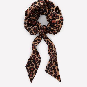 Scarf Scrunchie-Leopard