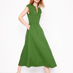 Chloe Jersey Midi Dress-Promenade Green