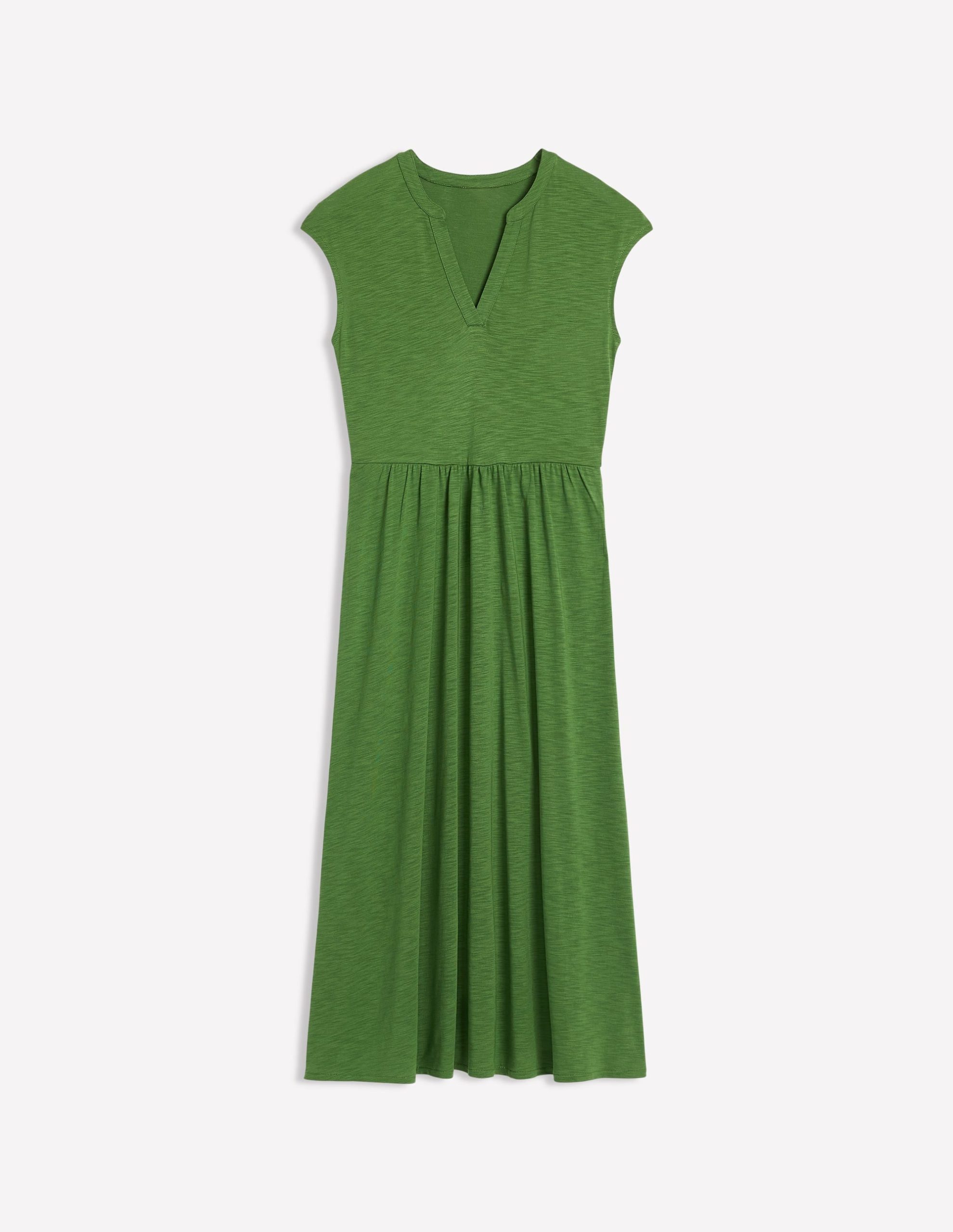 Chloe Jersey Midi Dress-Promenade Green - Image 6