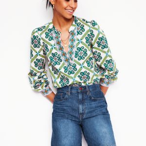 Mid Thigh Denim Shorts-Mid Vintage