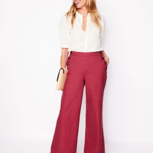 Greenwich Sailor Pants-Terracotta
