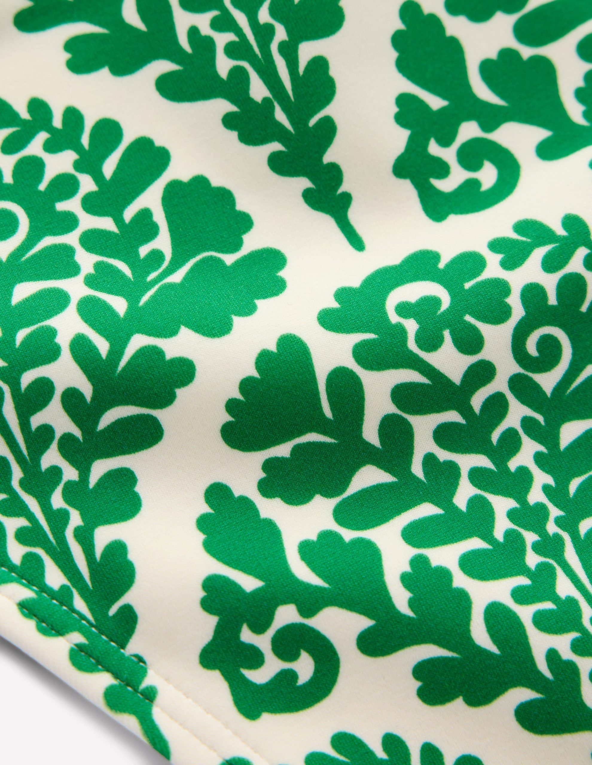 Classic Bikini Bottoms-Rich Emerald. Blossomy - Image 8