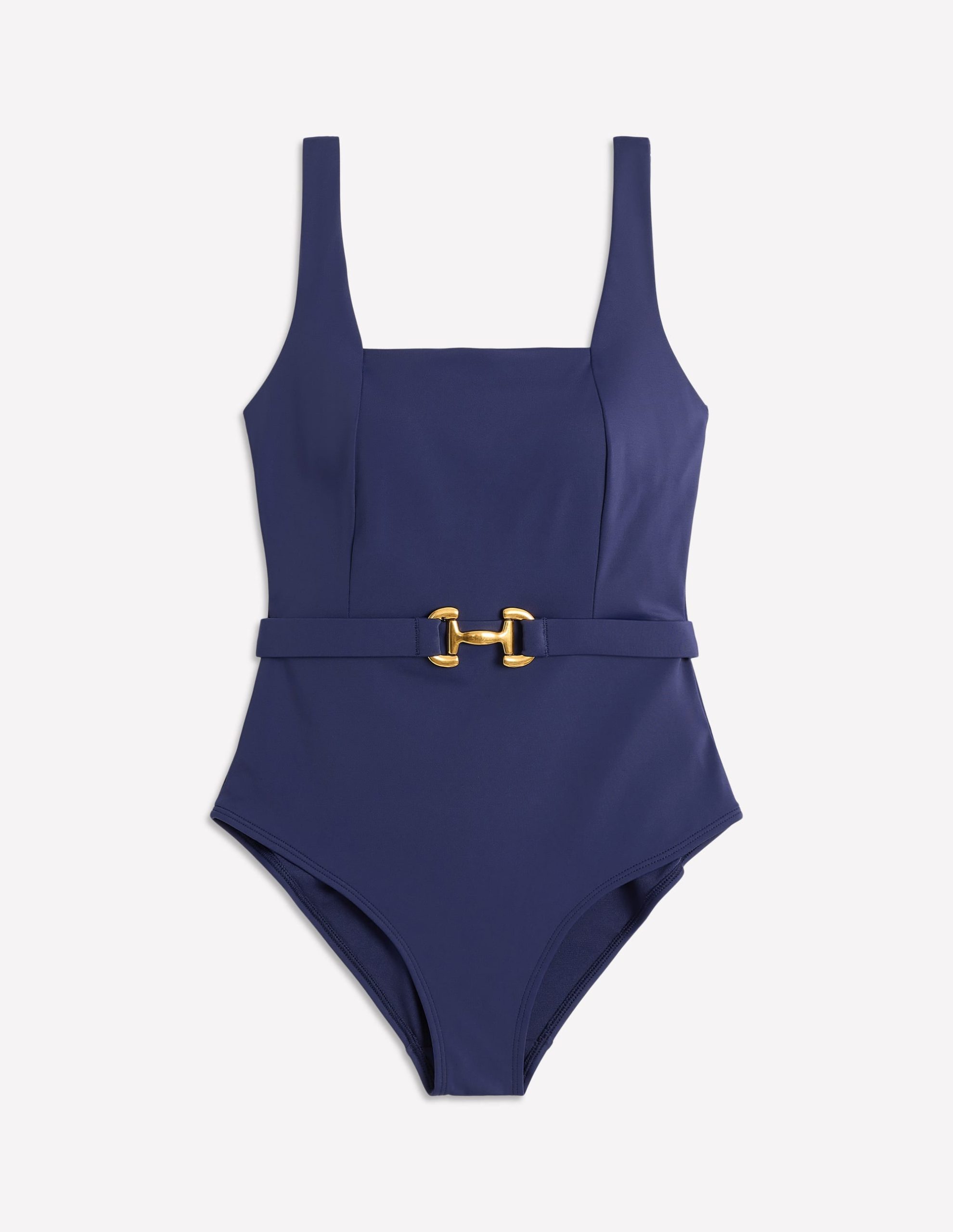 Lefkada Square Neck Swimsuit-French Navy Snaffle - Image 5