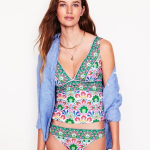 Porto Bikini Bottoms-Multi. Decorative Dandelion