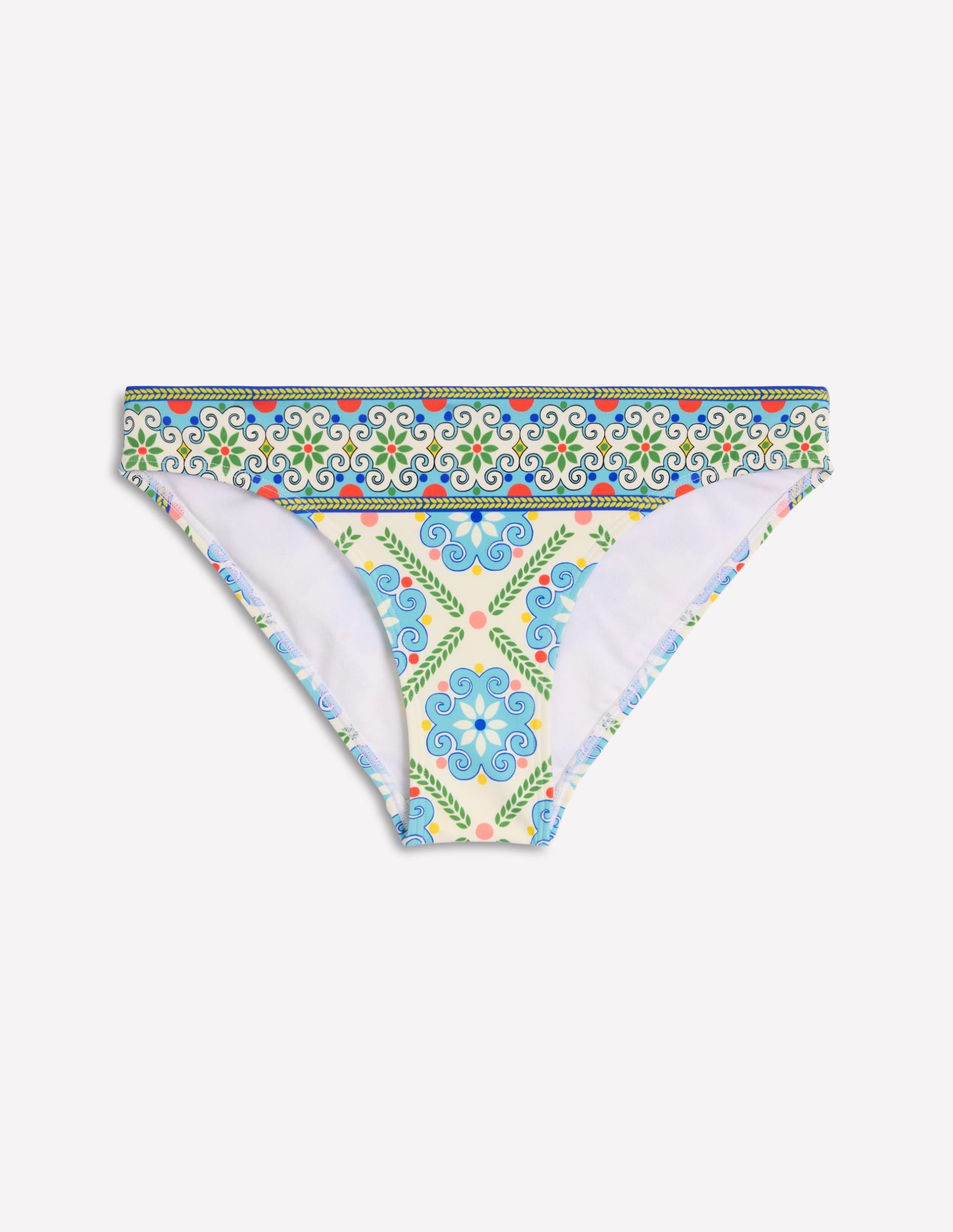 Porto Bikini Bottoms-Multi. Citrus Vine Tile - Image 8