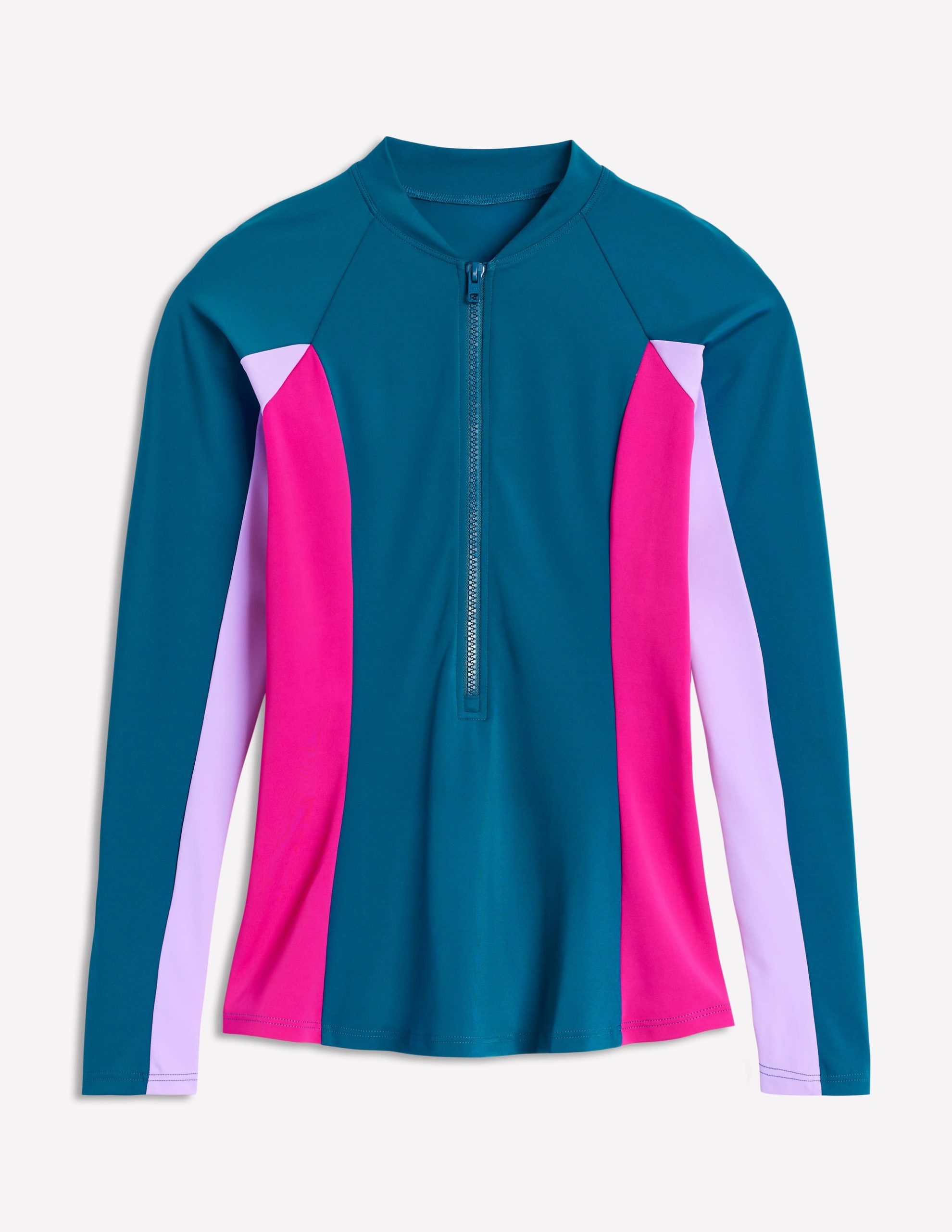 Sun Safe Raglan Rash Vest-Oceanside Blue - Image 7