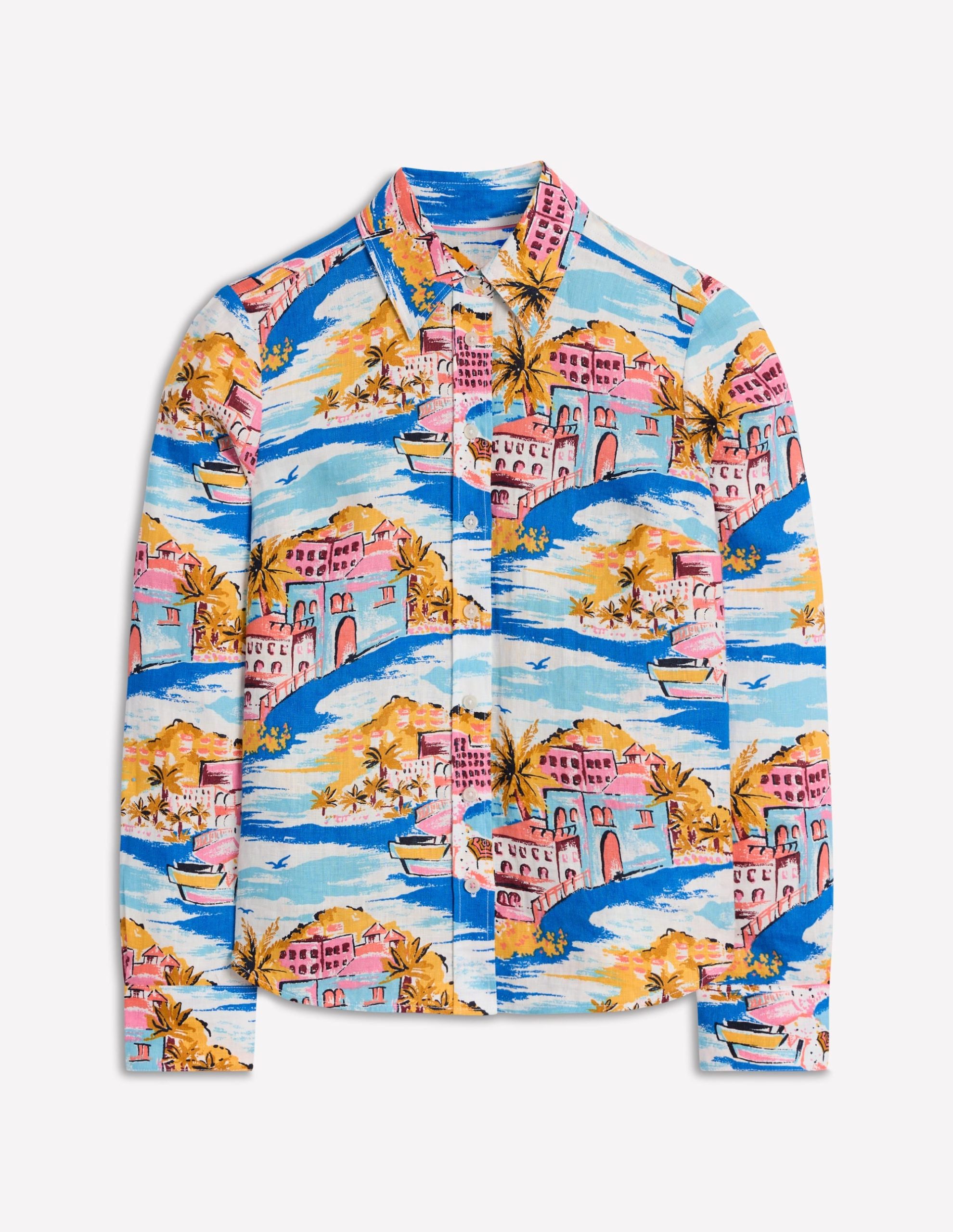 Sienna Linen Shirt-Multi. Paradise Bay - Image 6