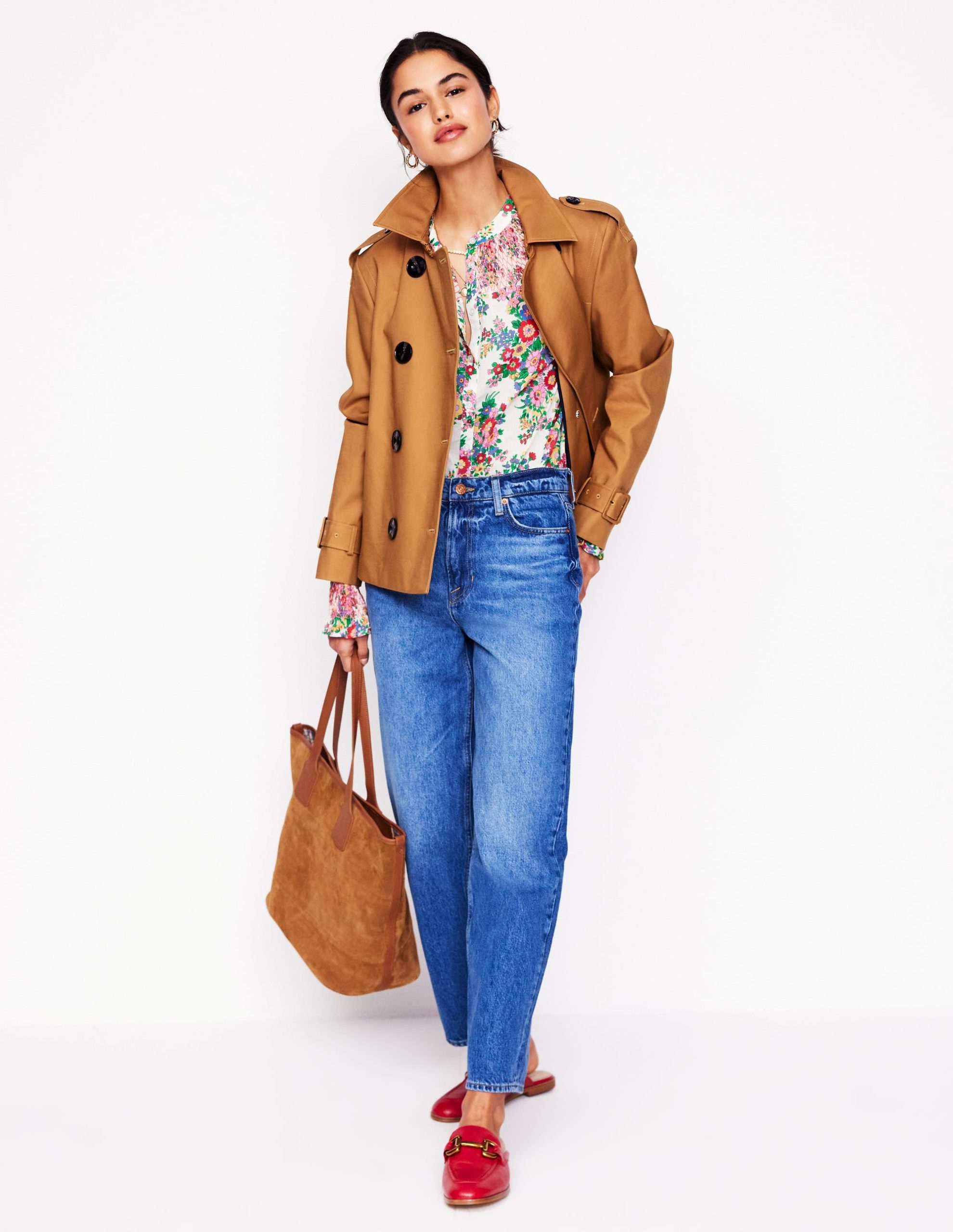 Effie Smocked Blouse-Multi. Bouquet Cluster - Image 5