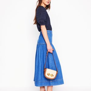 Maisy Rikrak Trim Top-Navy