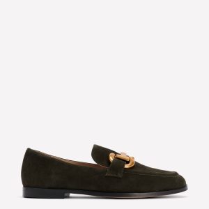 Iris Snaffle Loafers-Woodland Green