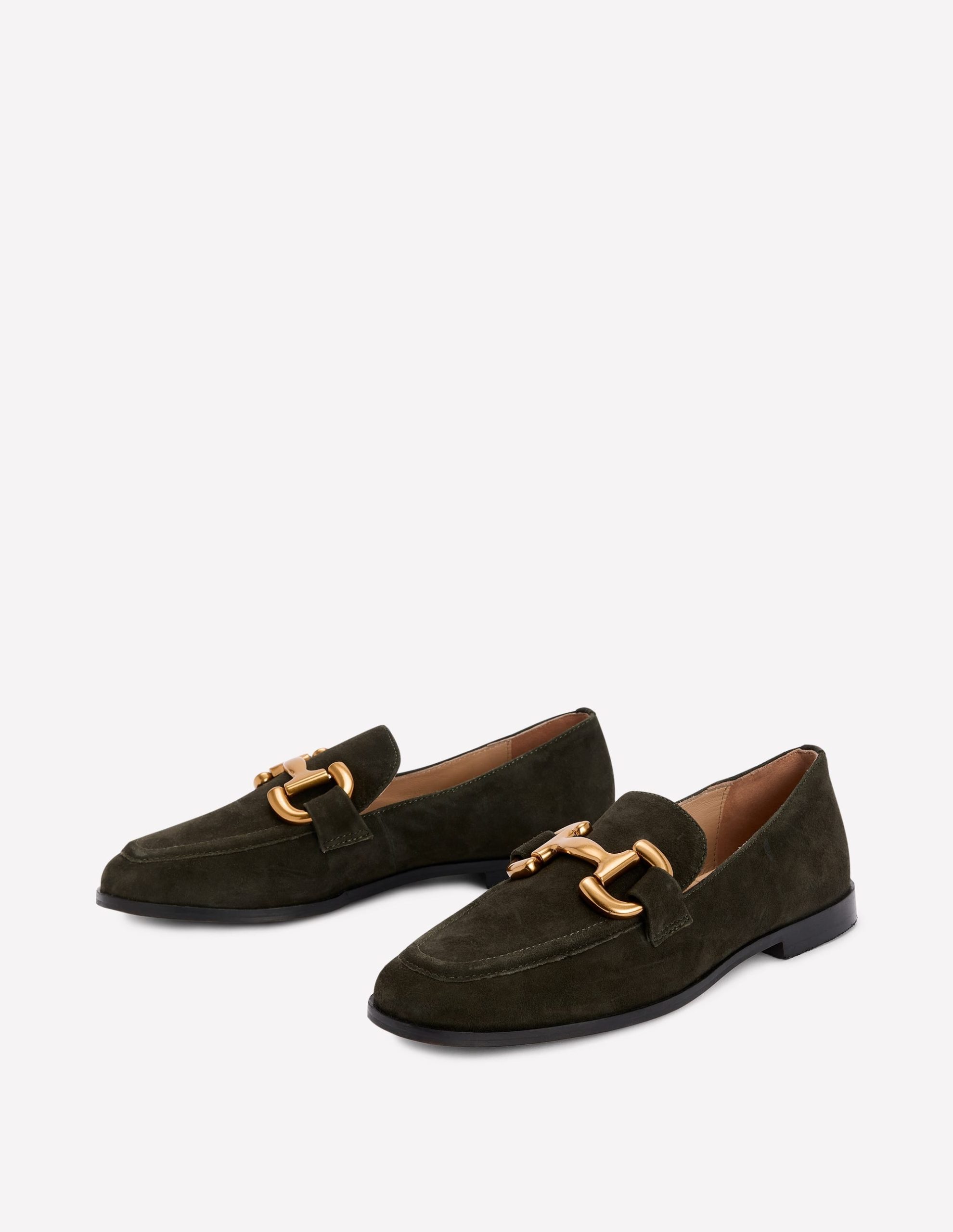 Iris Snaffle Loafers-Woodland Green - Image 3