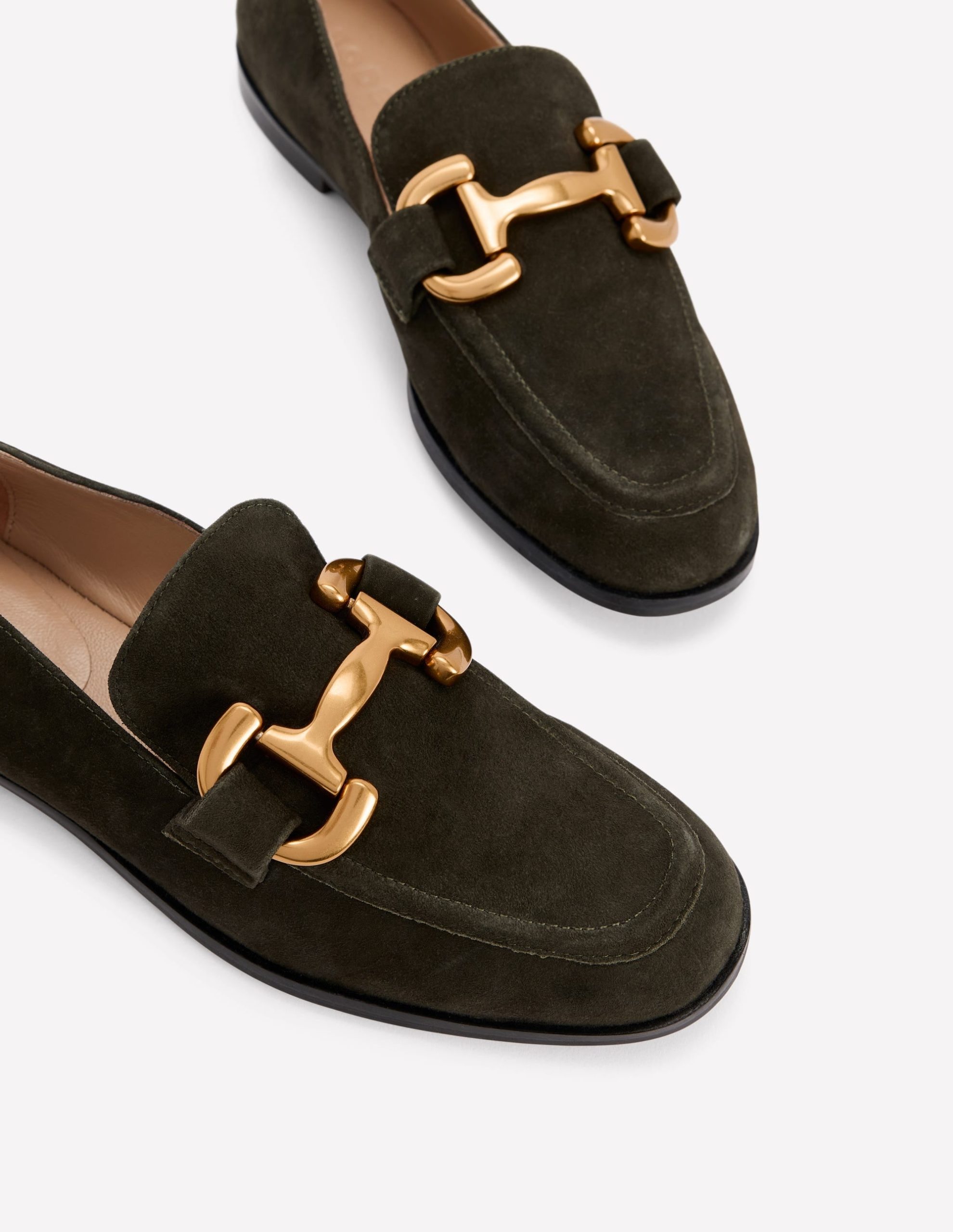 Iris Snaffle Loafers-Woodland Green - Image 4