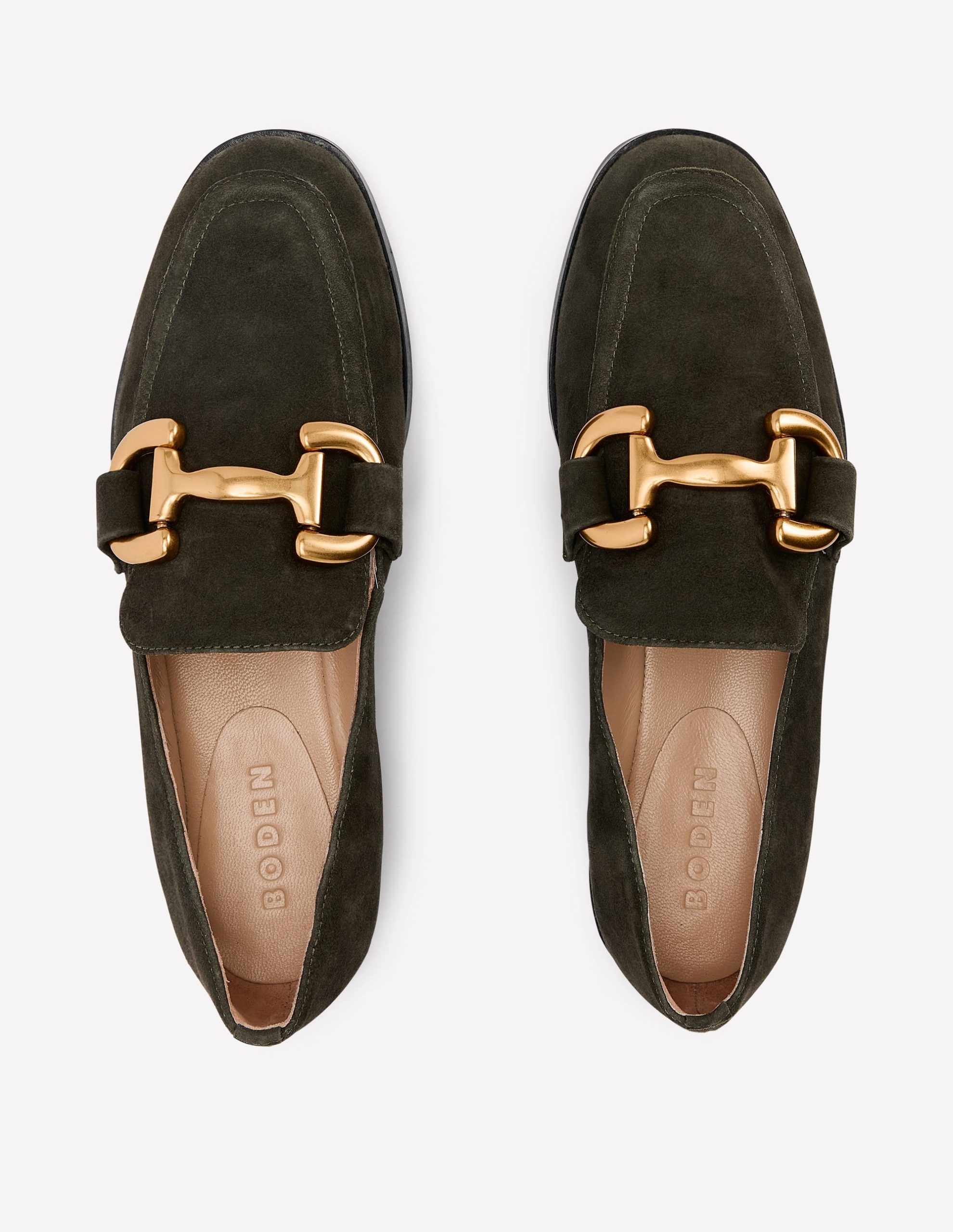 Iris Snaffle Loafers-Woodland Green - Image 5