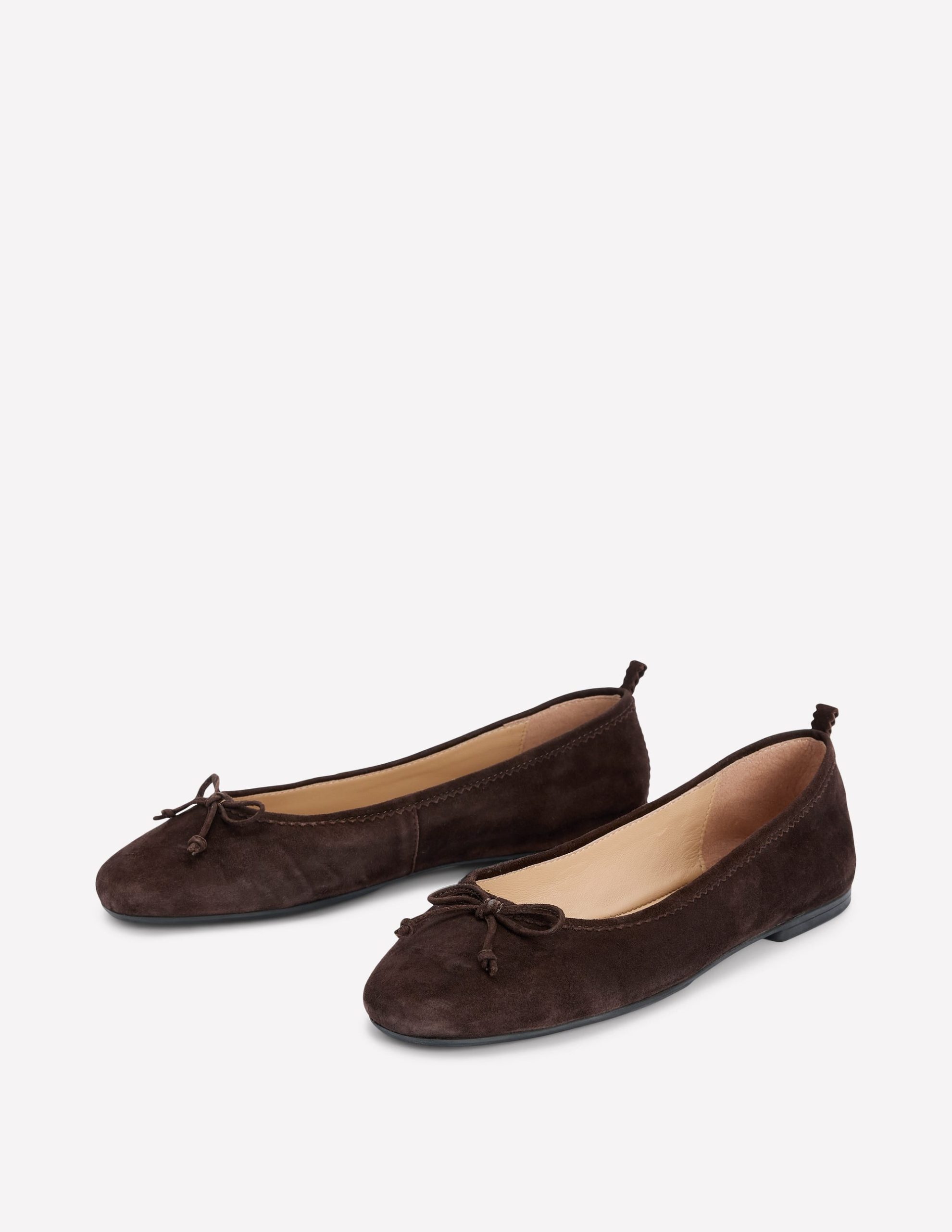 Kitty Flexi Sole Ballet Flats-Chocolate - Image 3