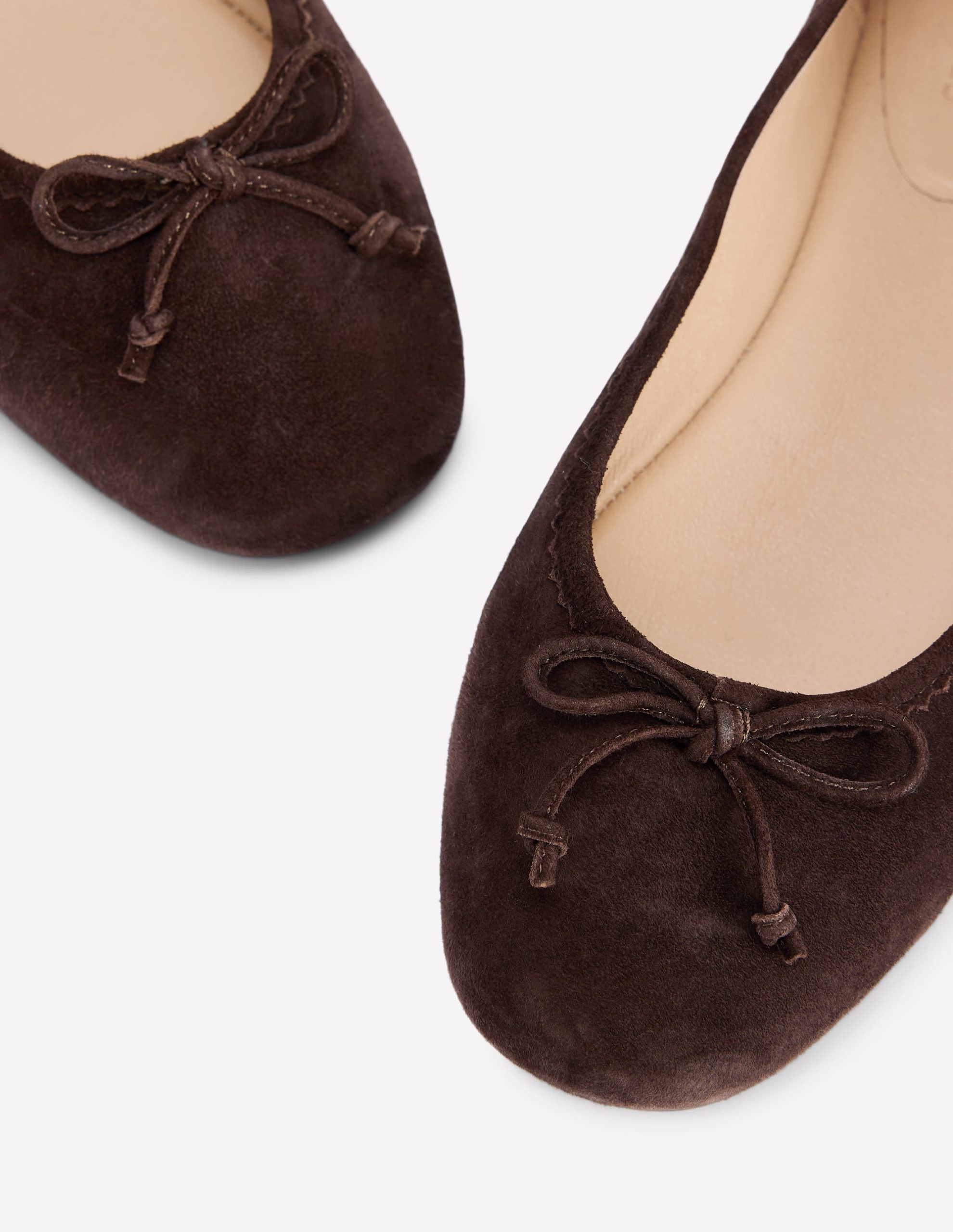 Kitty Flexi Sole Ballet Flats-Chocolate - Image 4