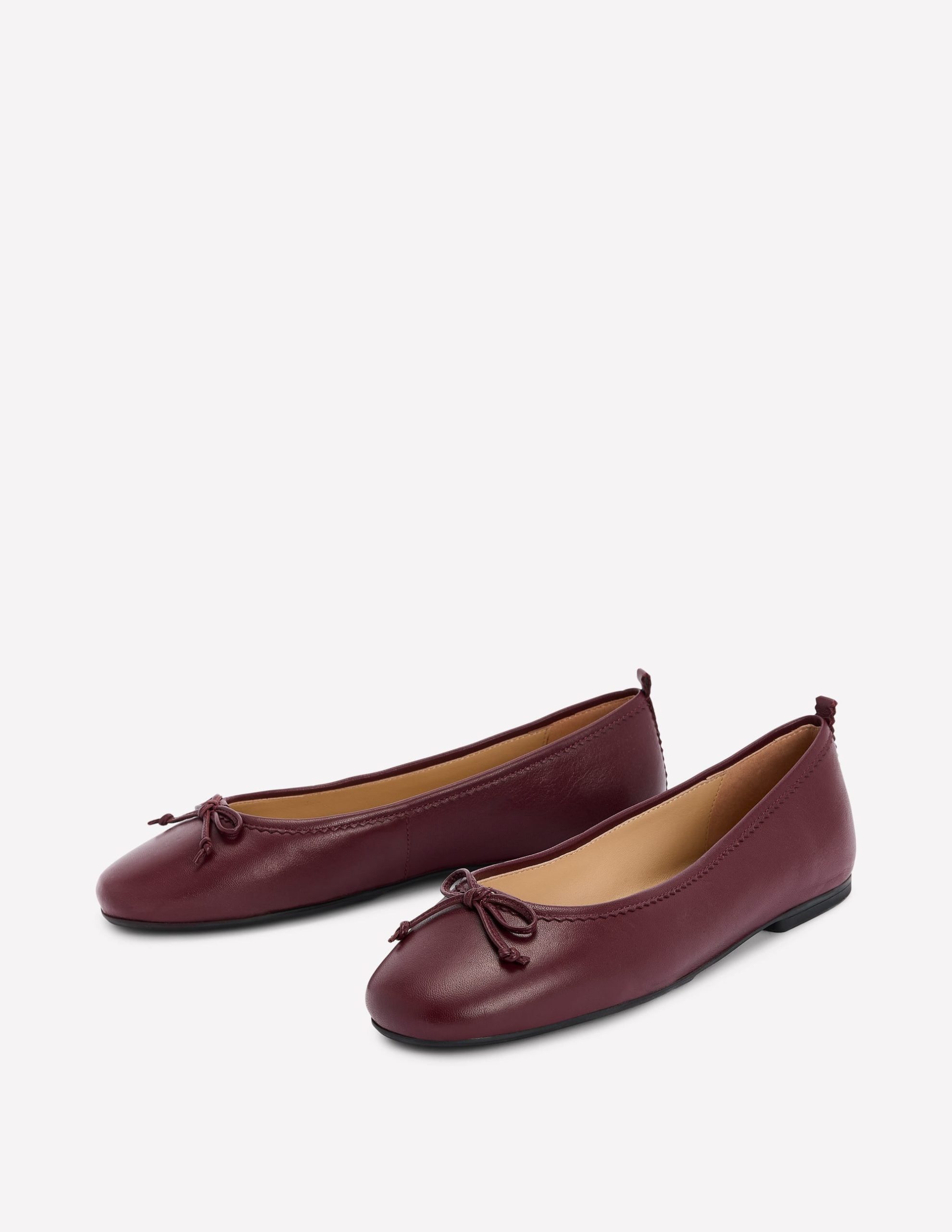 Kitty Flexi Sole Ballet Flats-Oxblood - Image 3