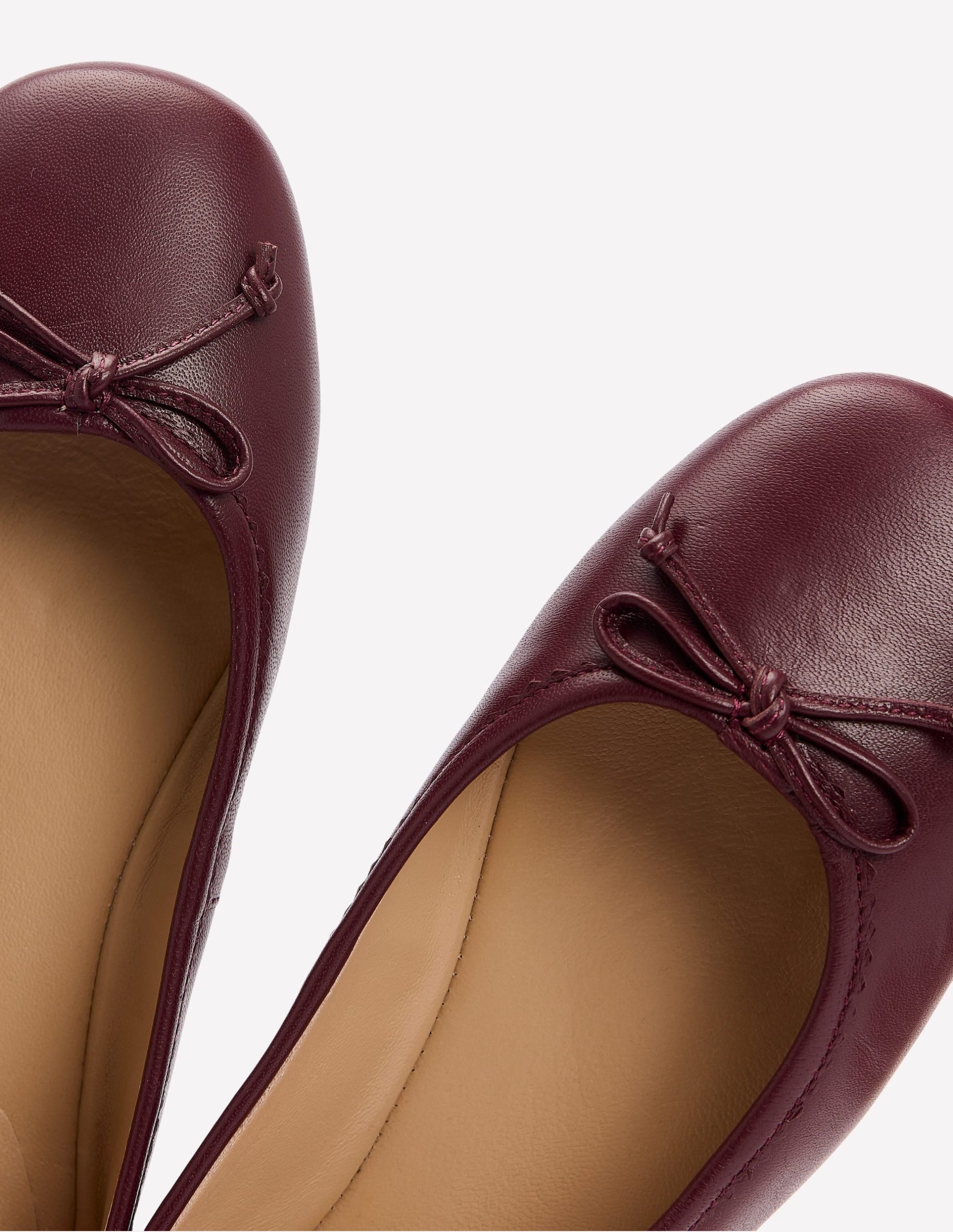 Kitty Flexi Sole Ballet Flats-Oxblood - Image 4