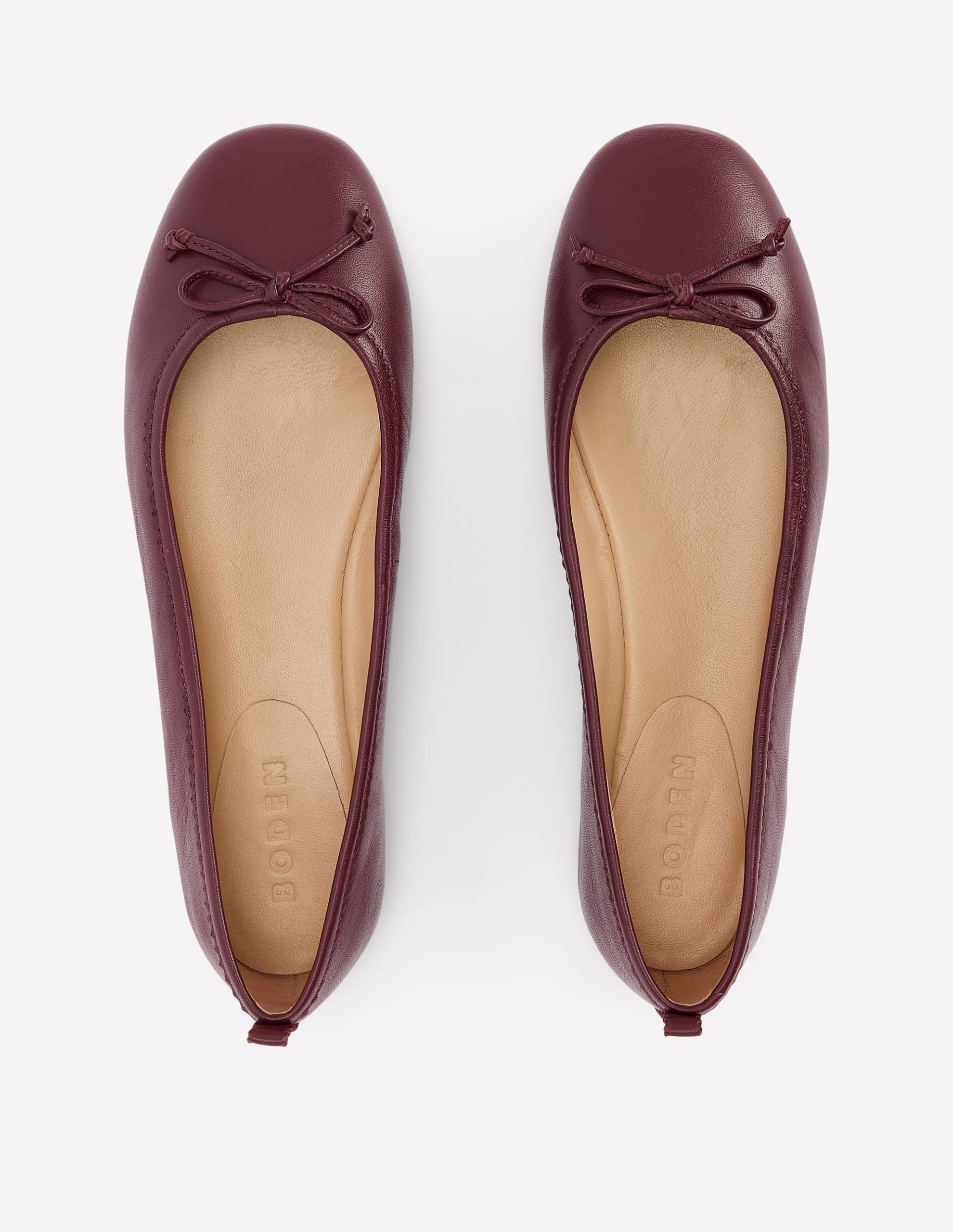 Kitty Flexi Sole Ballet Flats-Oxblood - Image 5