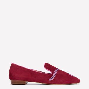 Slipper Cut Loafer-Oxblood Tiger