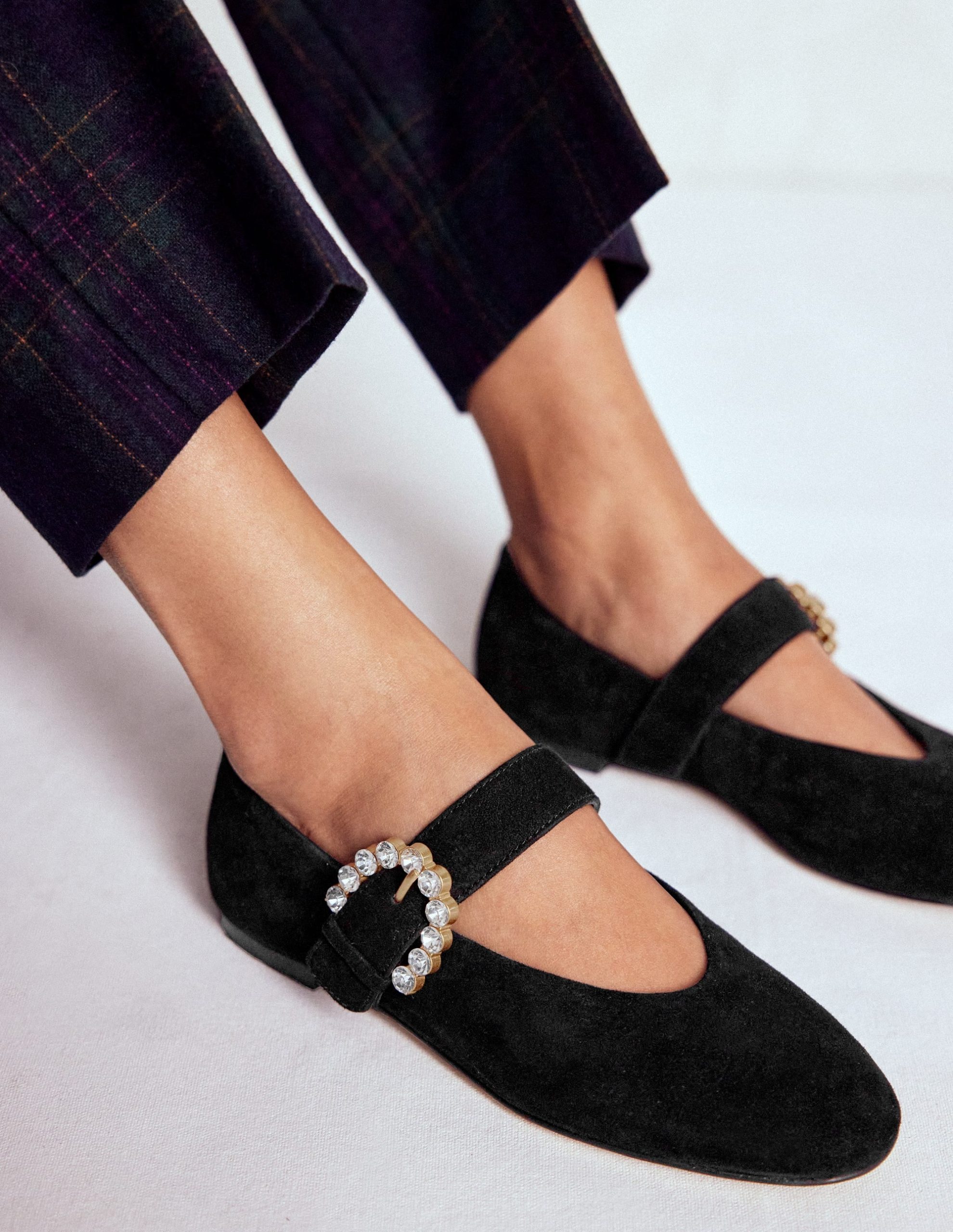 Kylie Flat Buckle Mary Jane-Black - Image 2