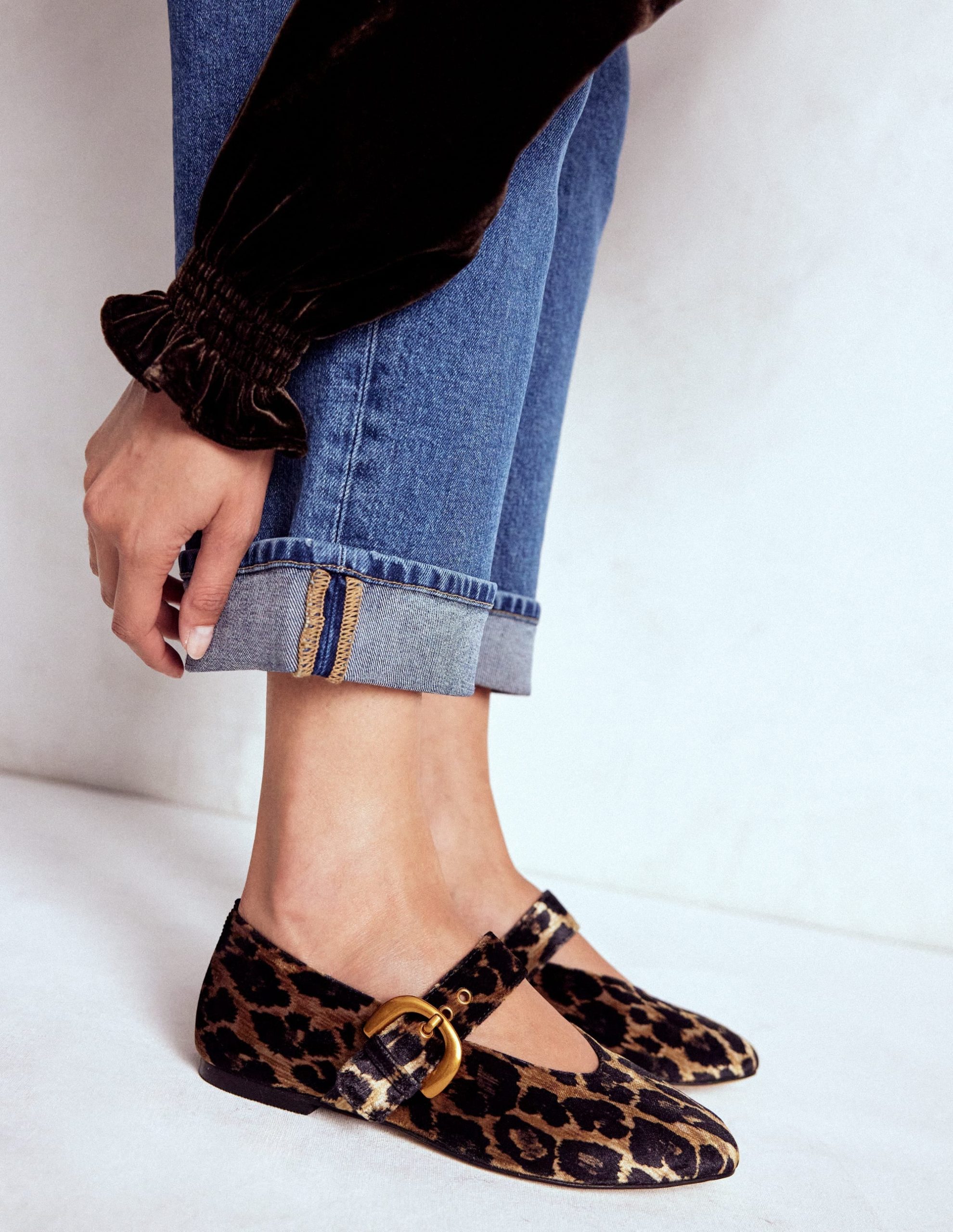 Kylie Flat Buckle Mary Jane-Leopard - Image 4