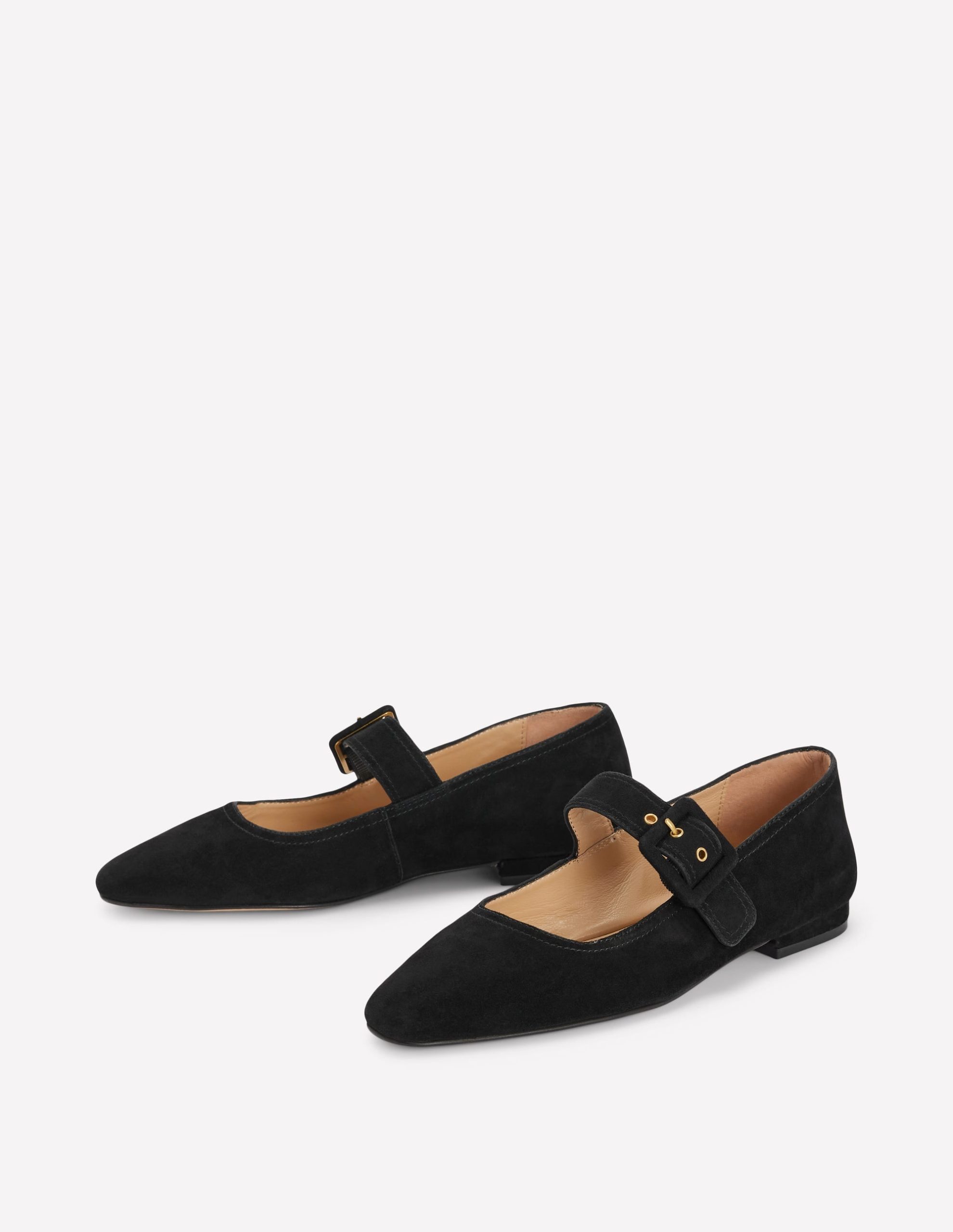 Vic Chisel Toe Mary Janes-Black - Image 4