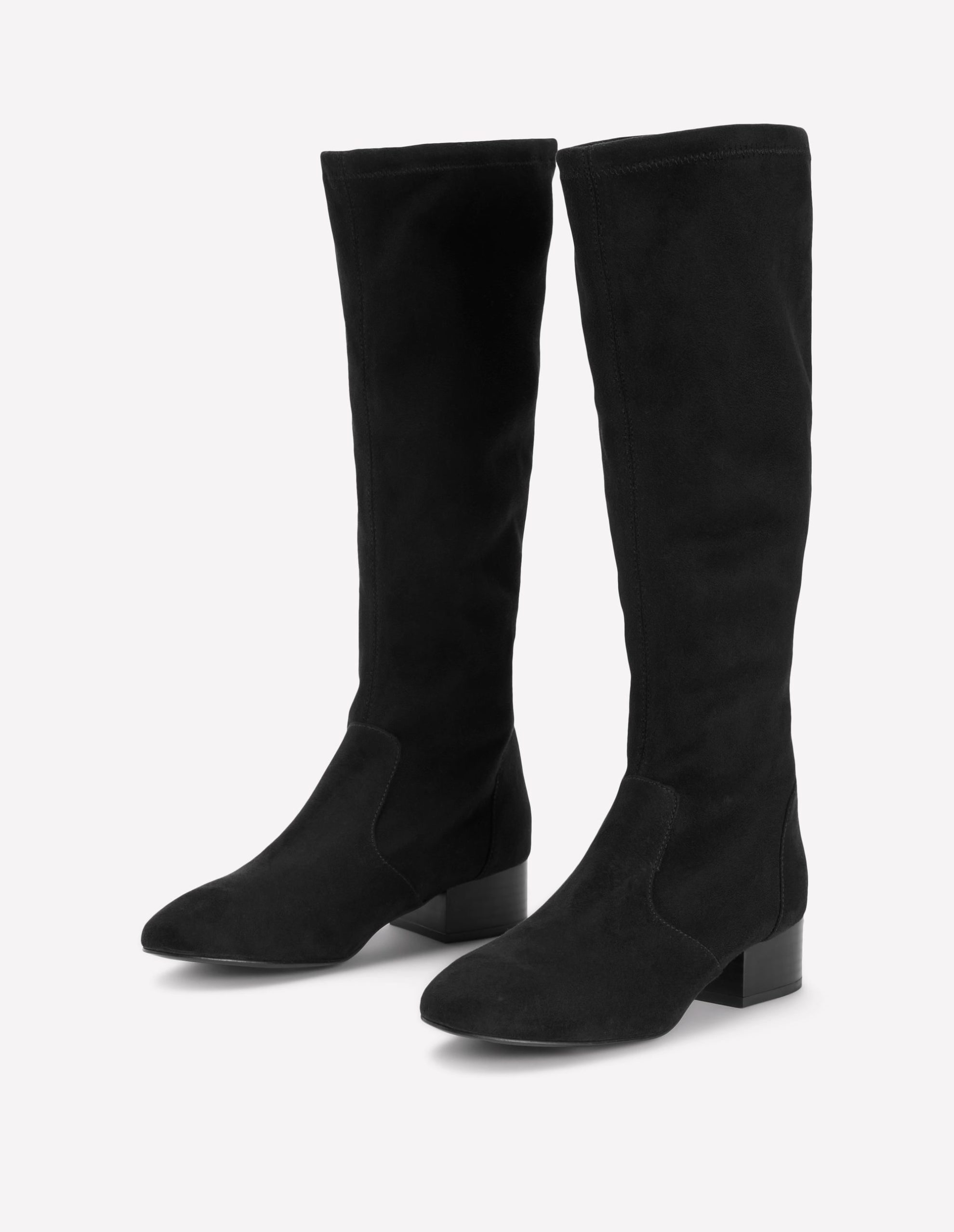 Flat Stretch Boots-Black - Image 3
