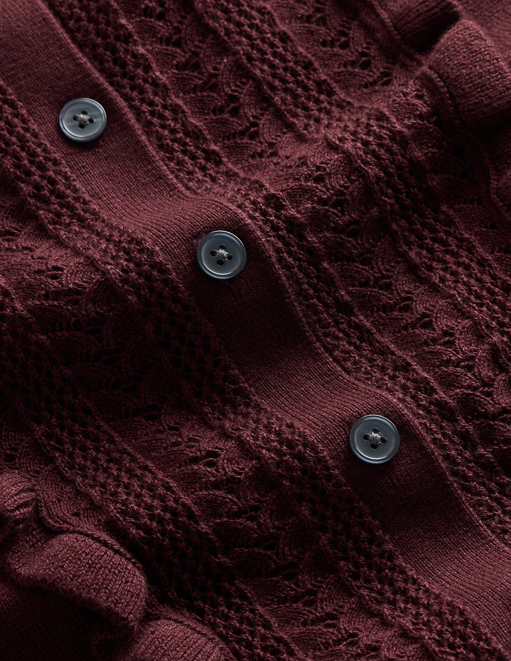 Winifred Frilled Knitted Dress-Coffee Bean - Image 7